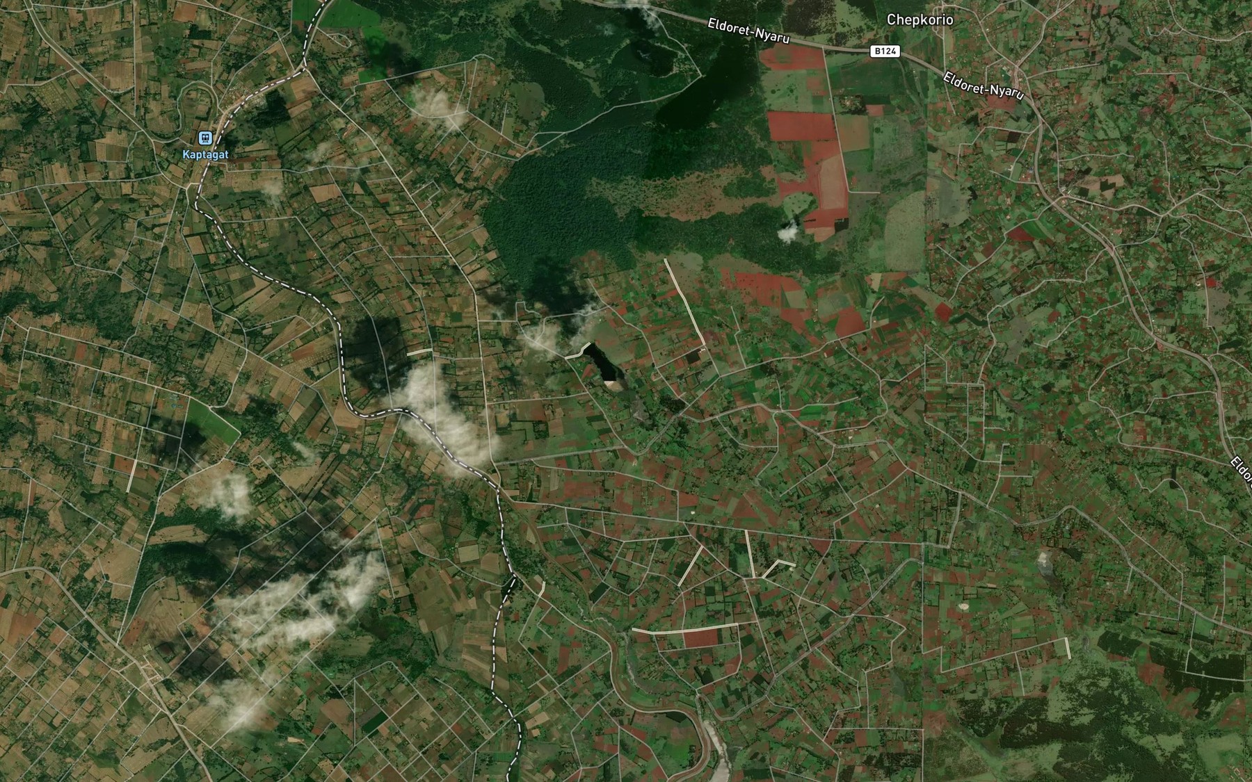 Satellite map of the Kurasoi