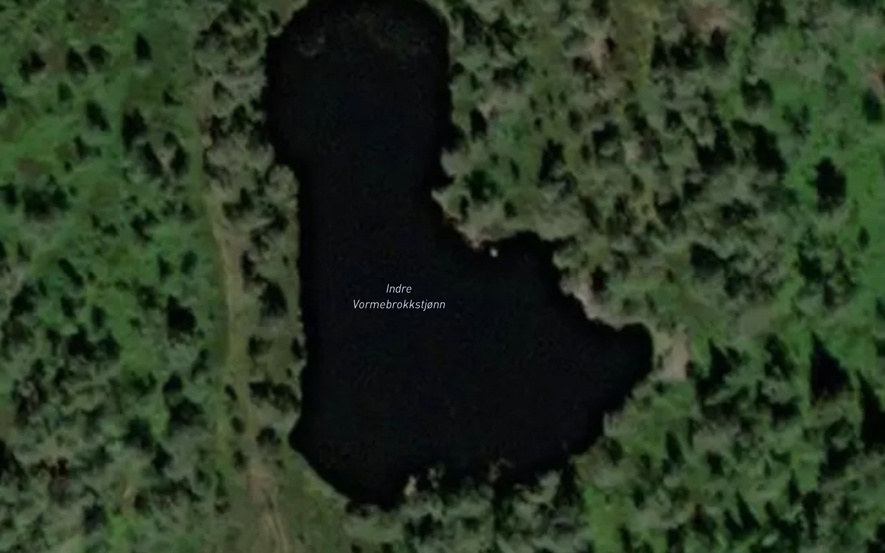 Satellite map of the Indre Vormebrokkstjonn