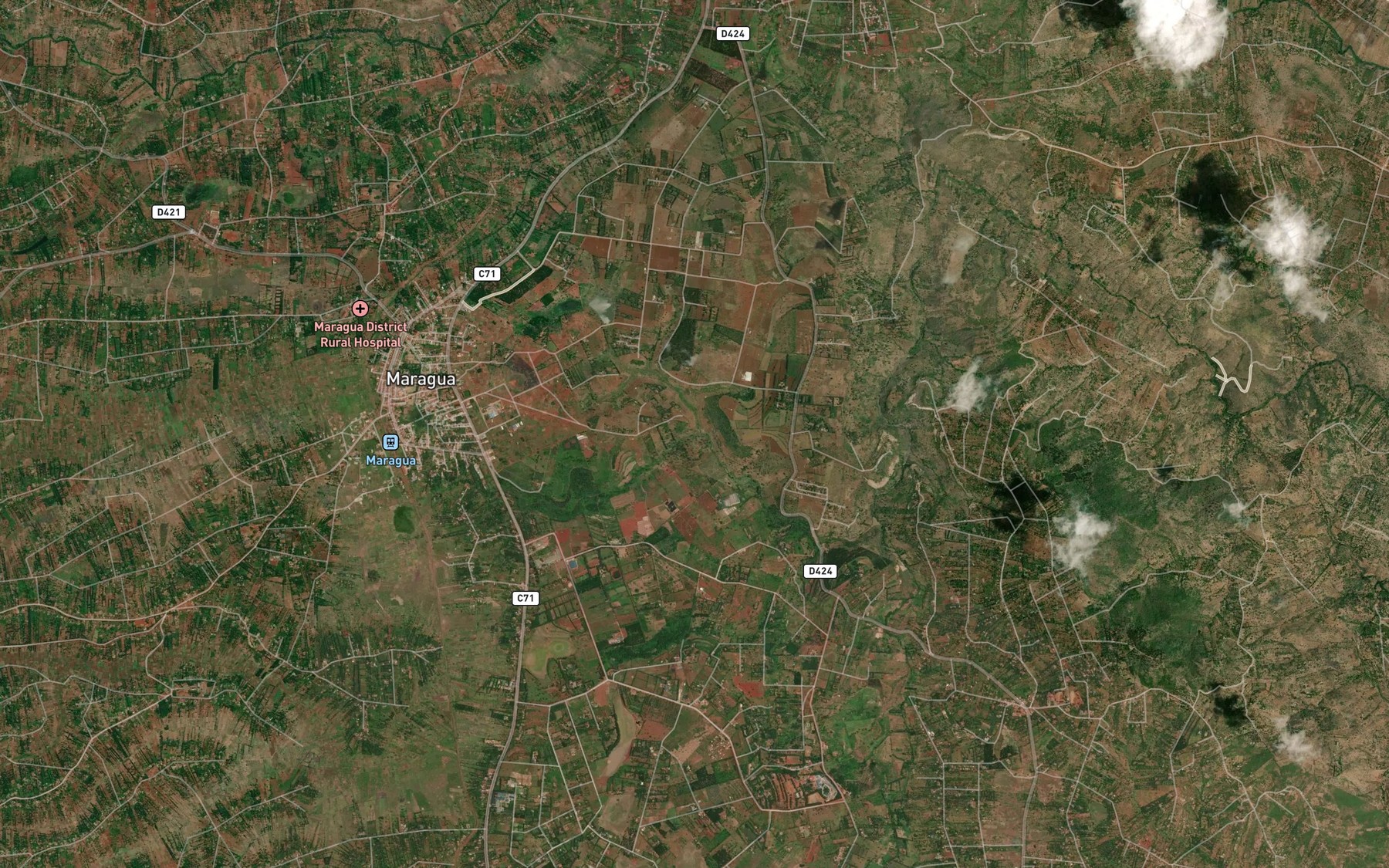 Satellite map of the Itherui