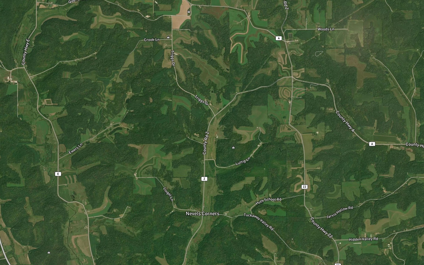 Satellite map of the 1 Reservoir