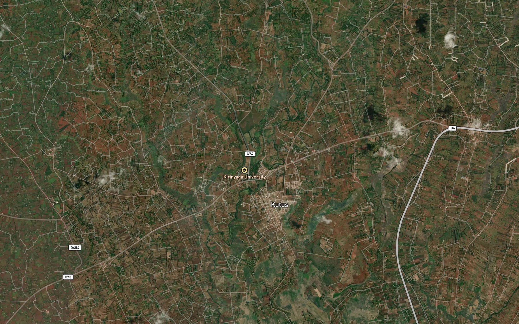 Satellite map of the Rutui