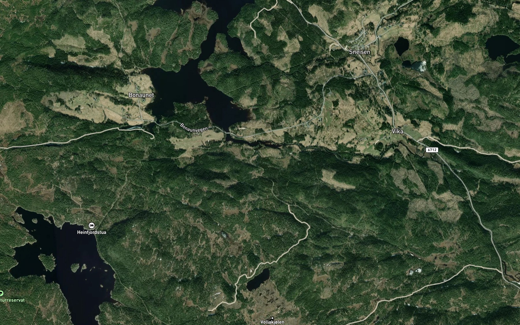 Satellite map of the Karstadbekken
