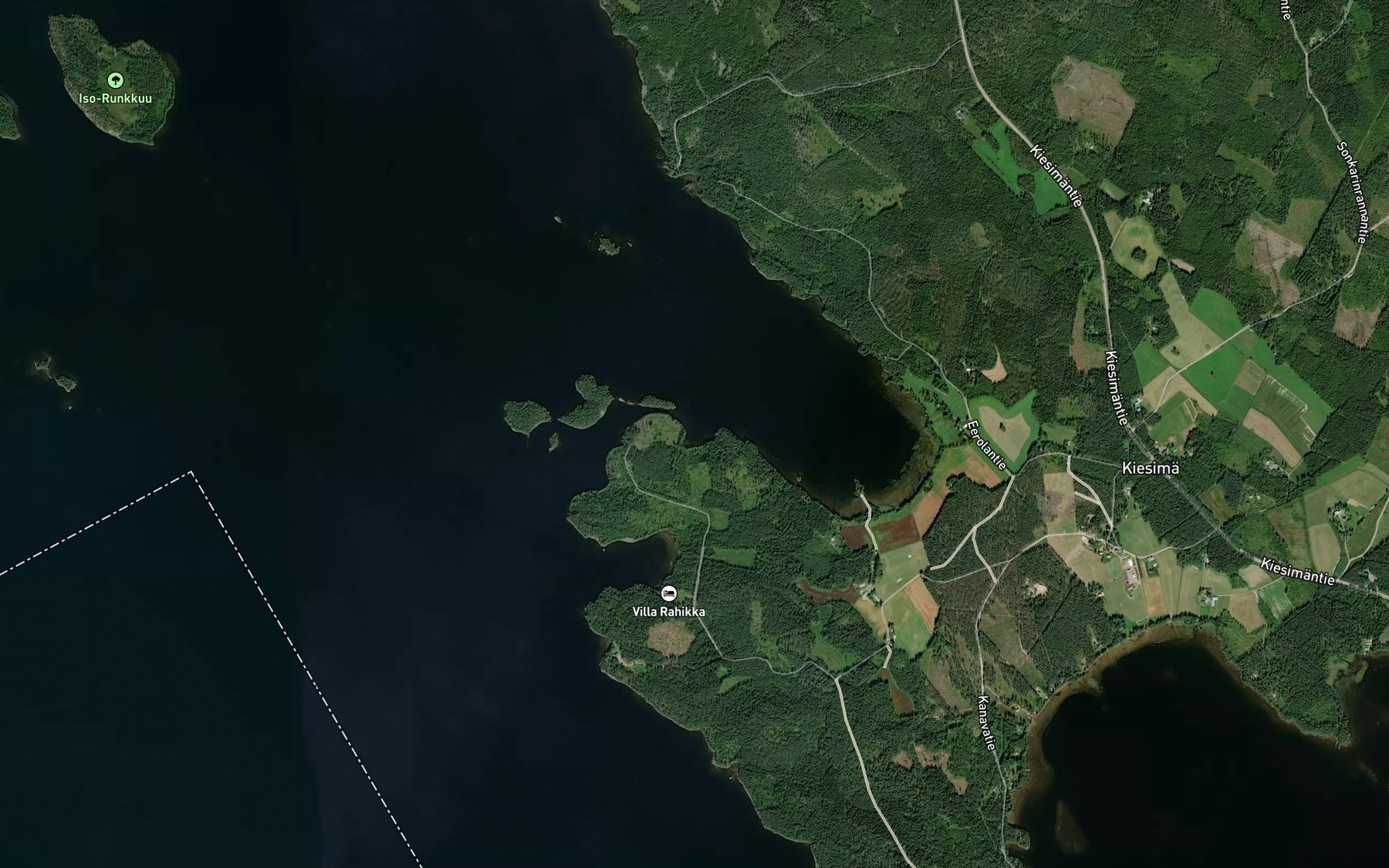Satellite map of the Makralahti