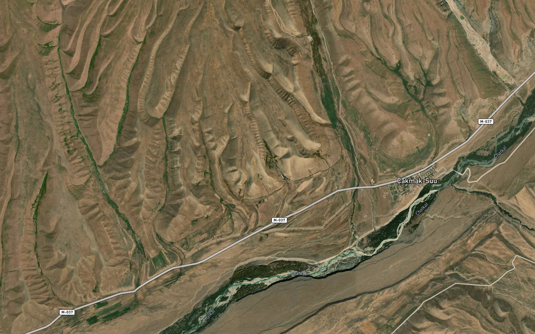 Satellite map of the Rodnik Beyrek-Bulak