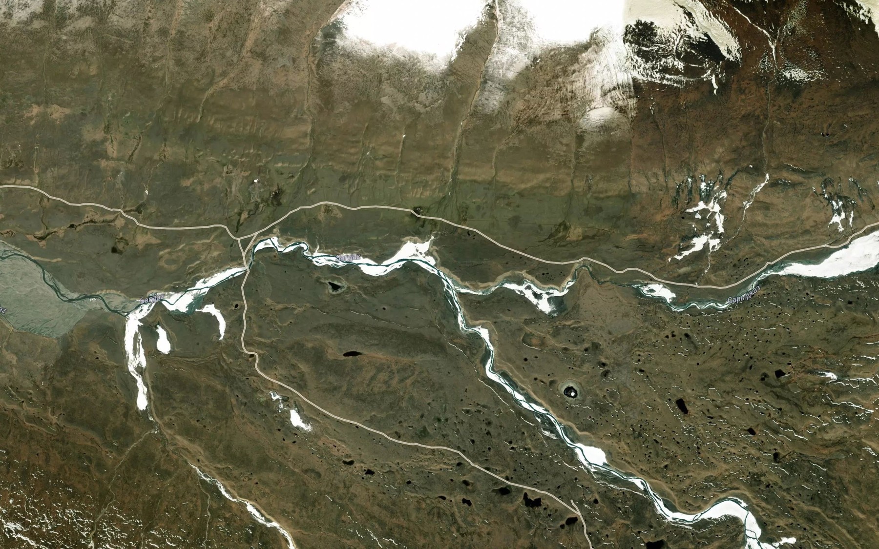Satellite map of the Adyrtor