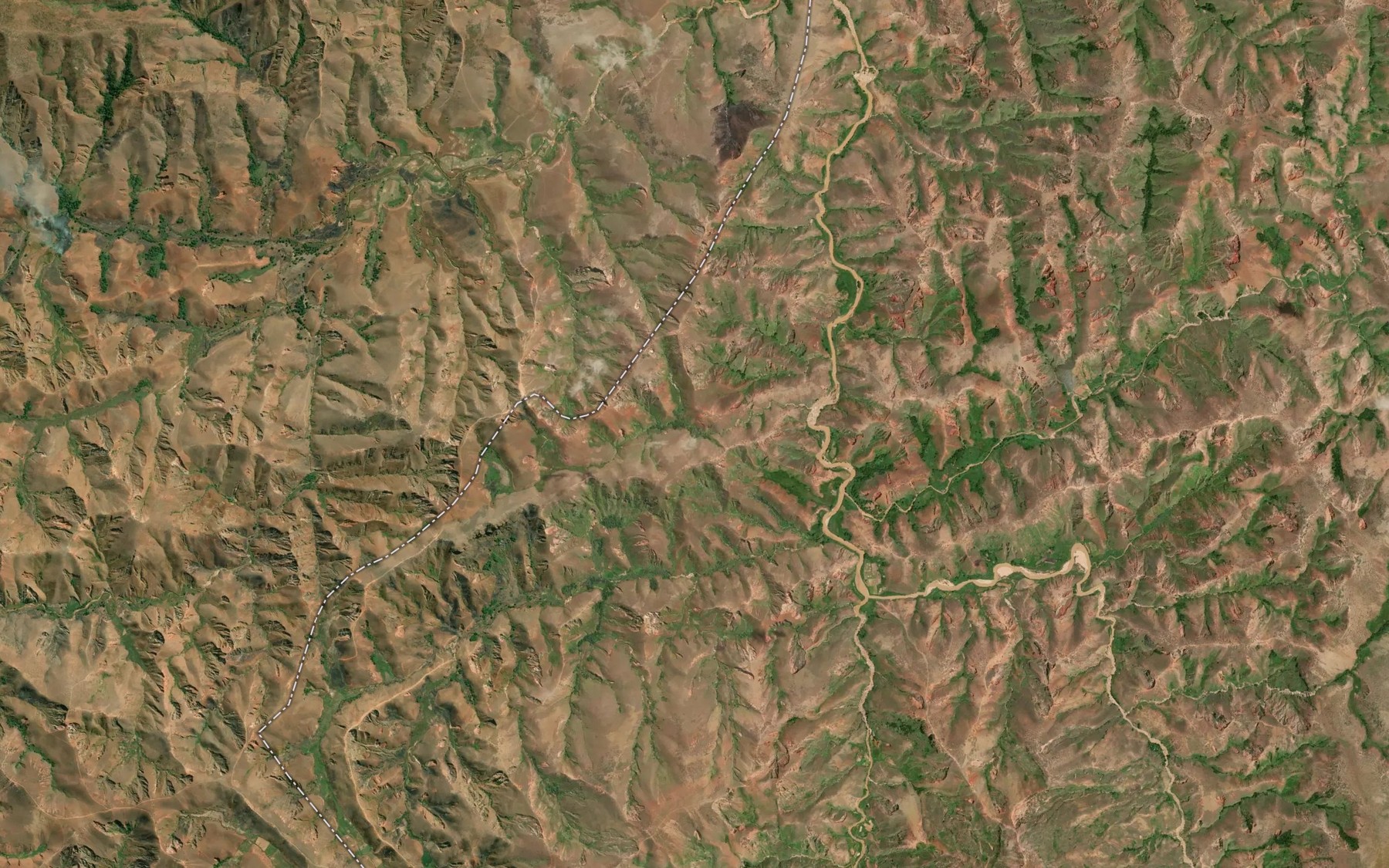 Satellite map of the Bemahia Riviere