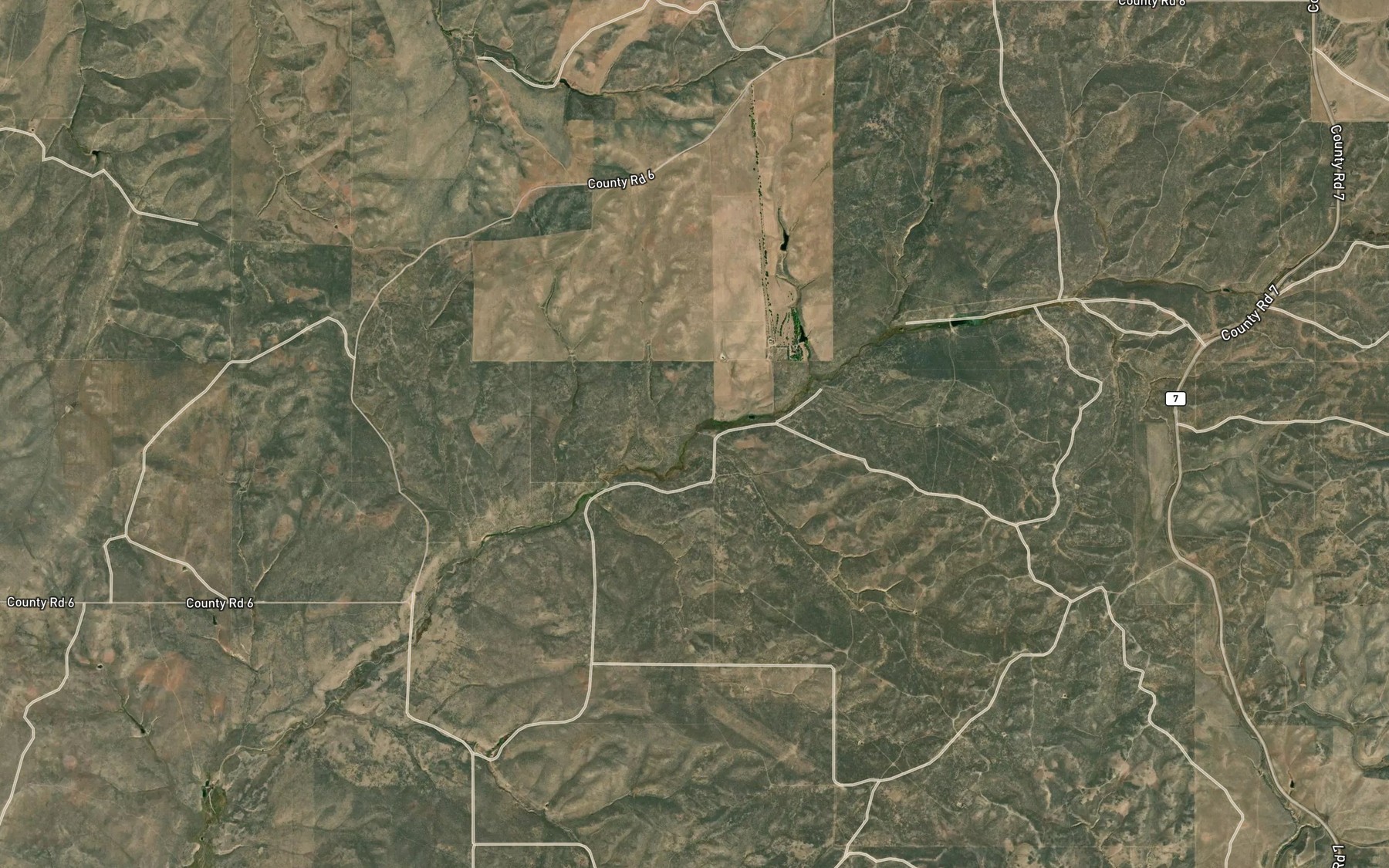 Satellite map of the Adobe Springs