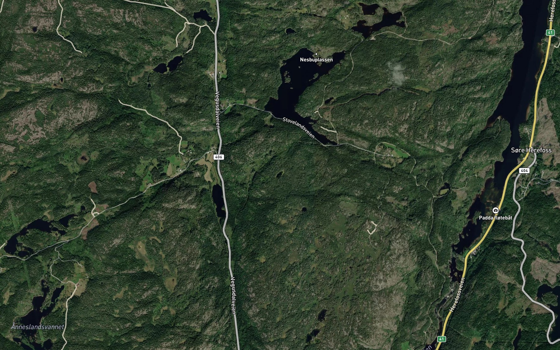 Satellite map of the Byttingstjonn
