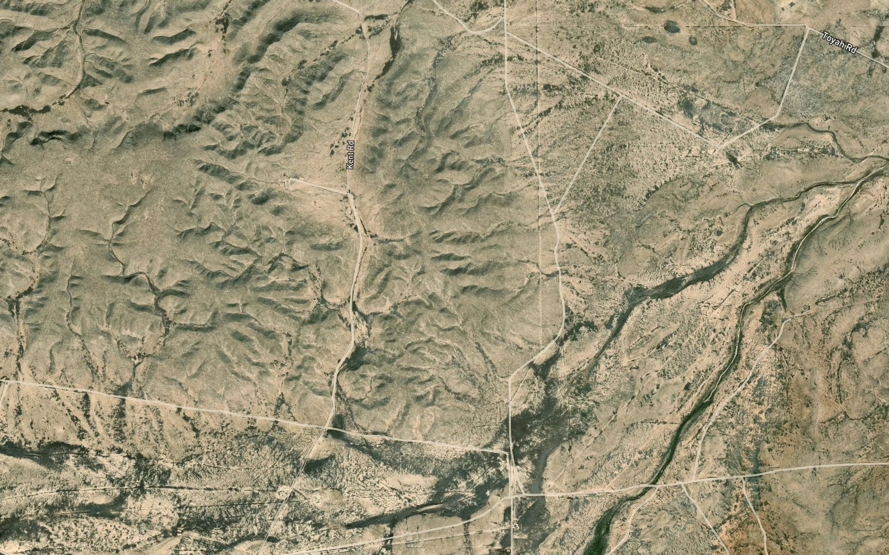 Satellite map of the Hurd Springs (historical)