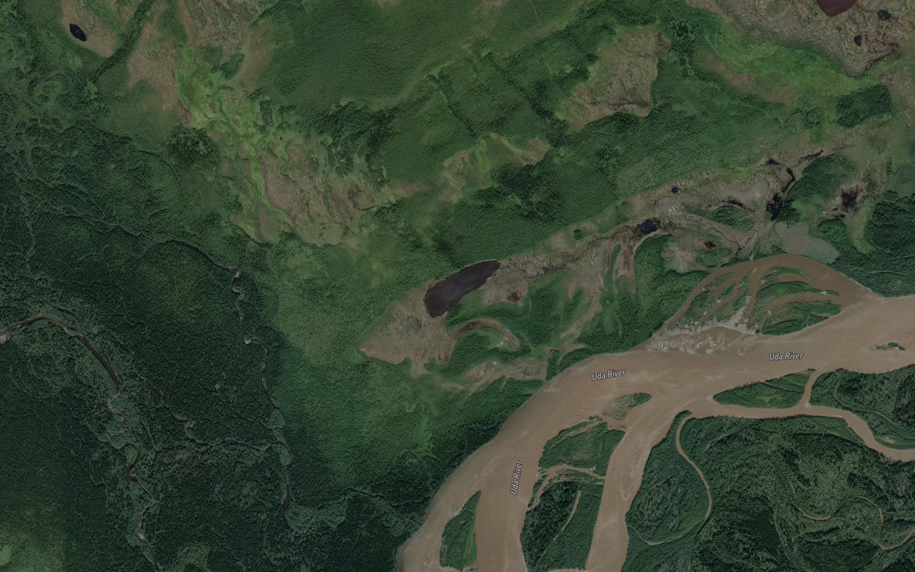 Satellite map of the Ozero Chernoye