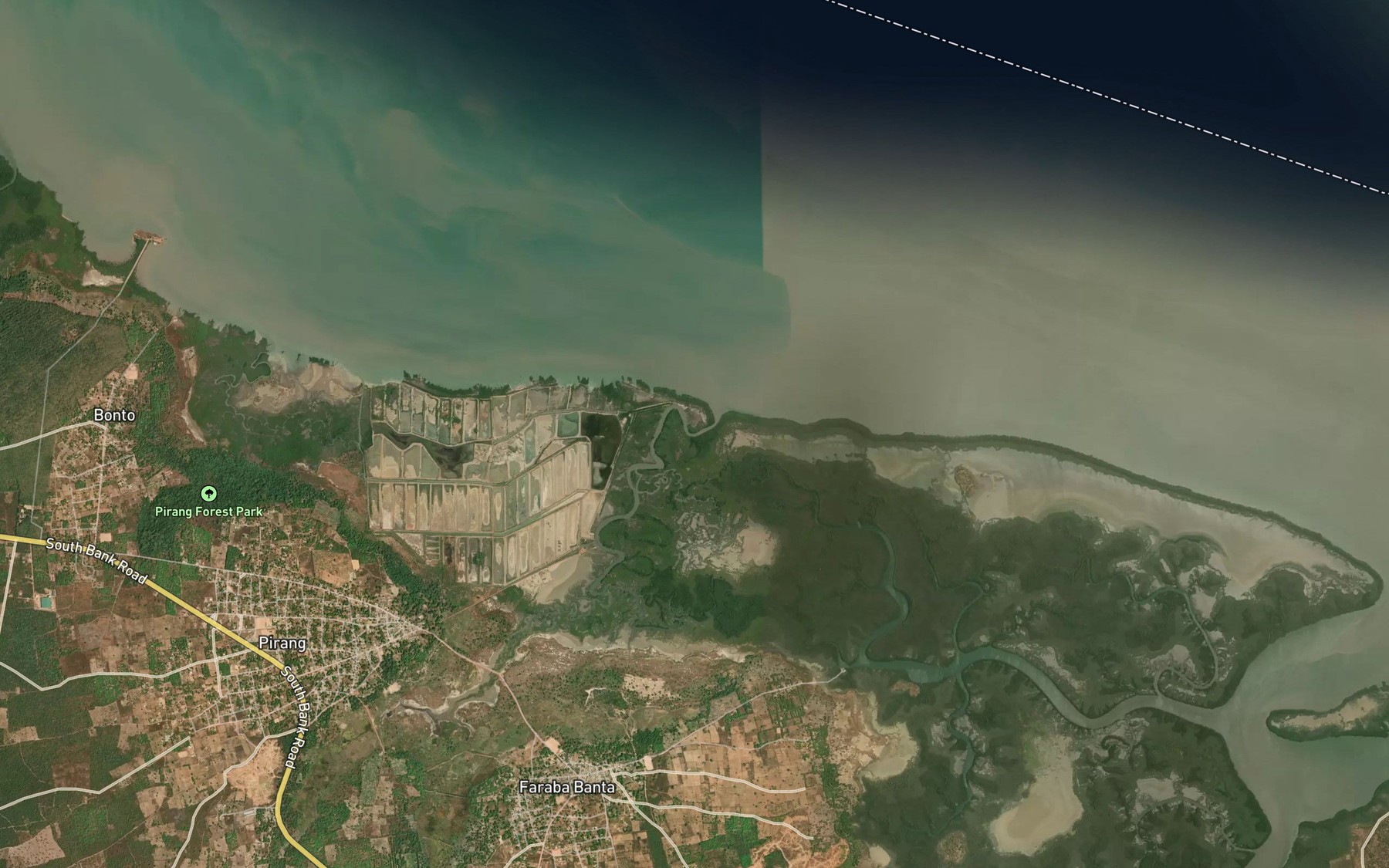 Satellite map of the Pirang Bolon