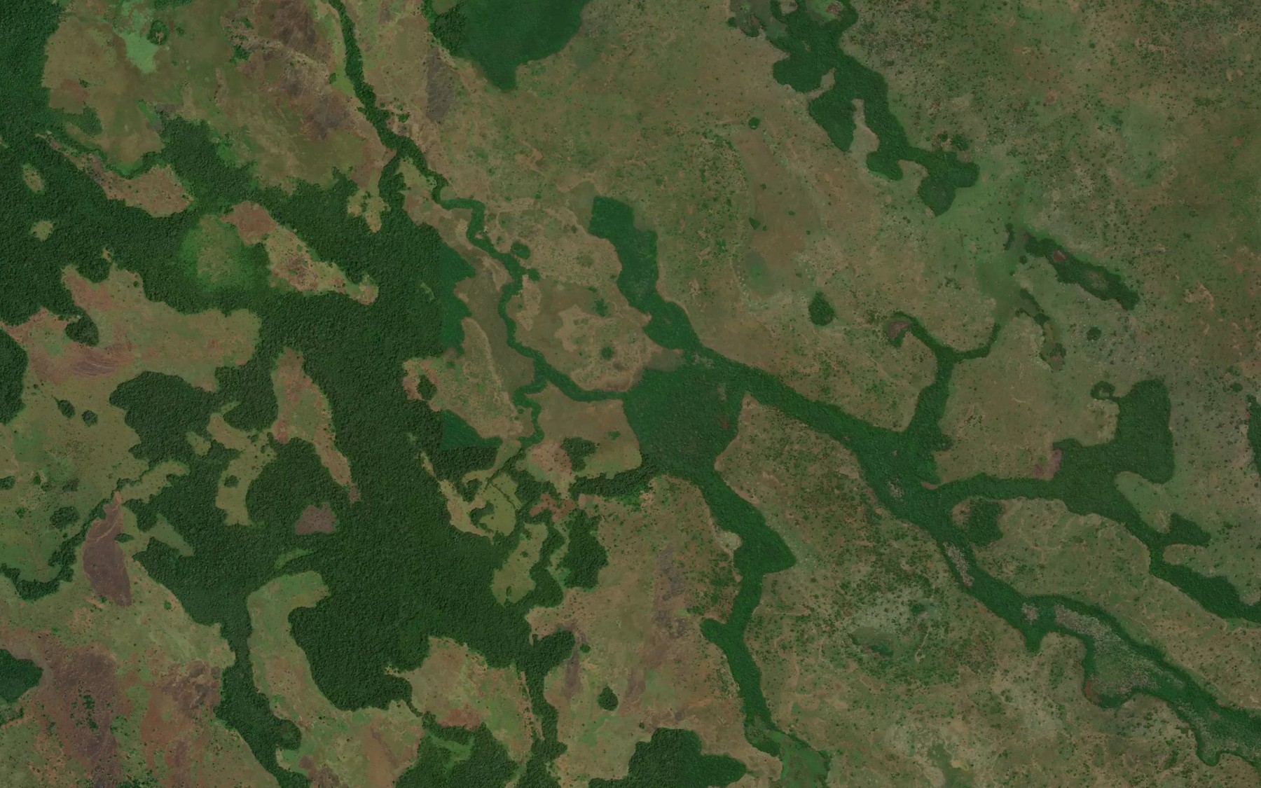 Satellite map of the Pokwe