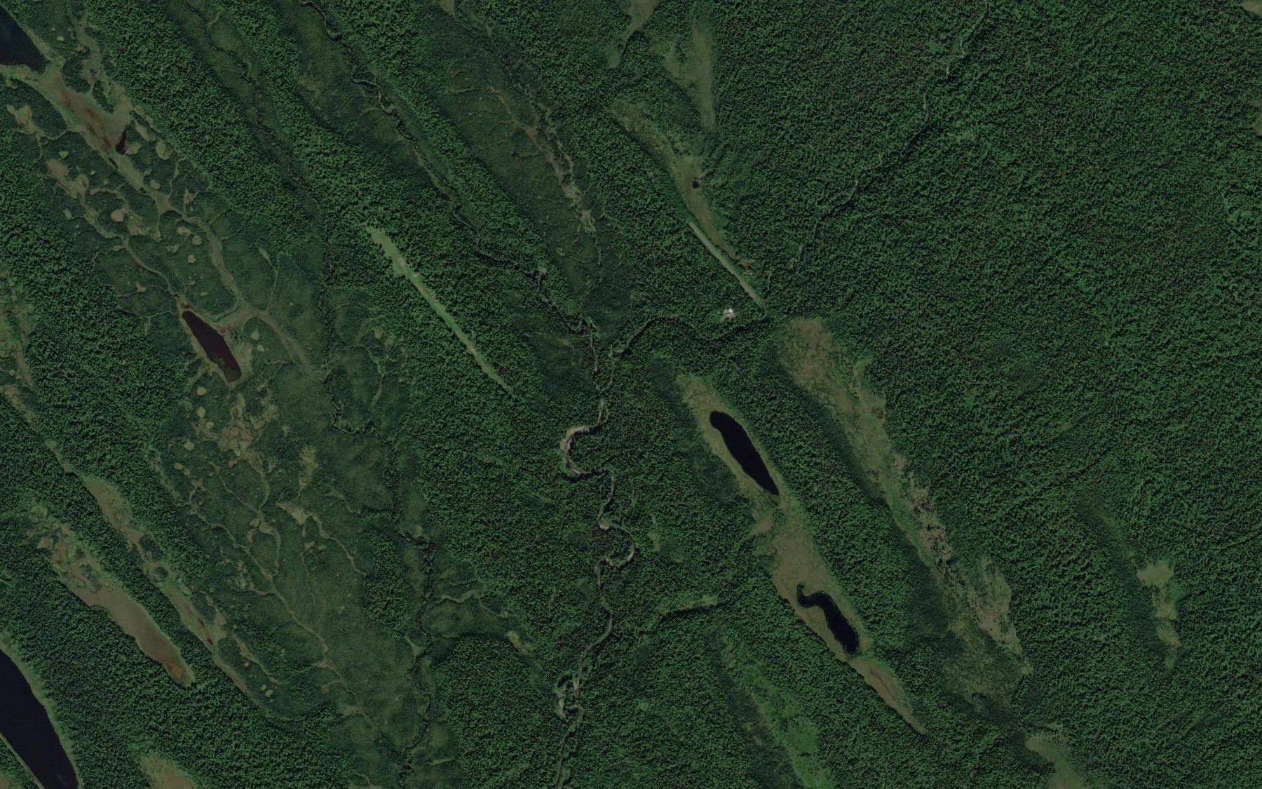 Satellite map of the Mill Creek