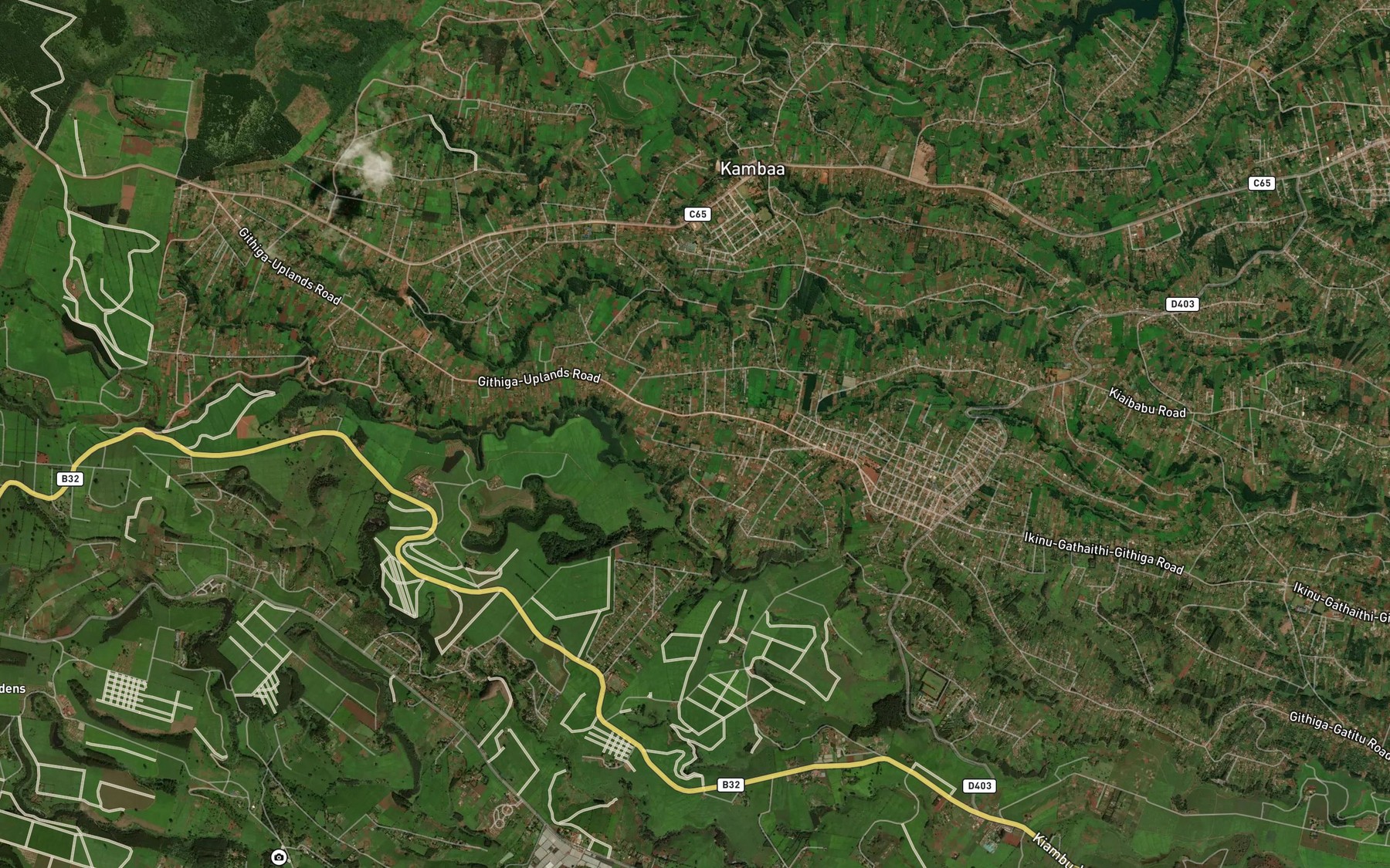 Satellite map of the Peono