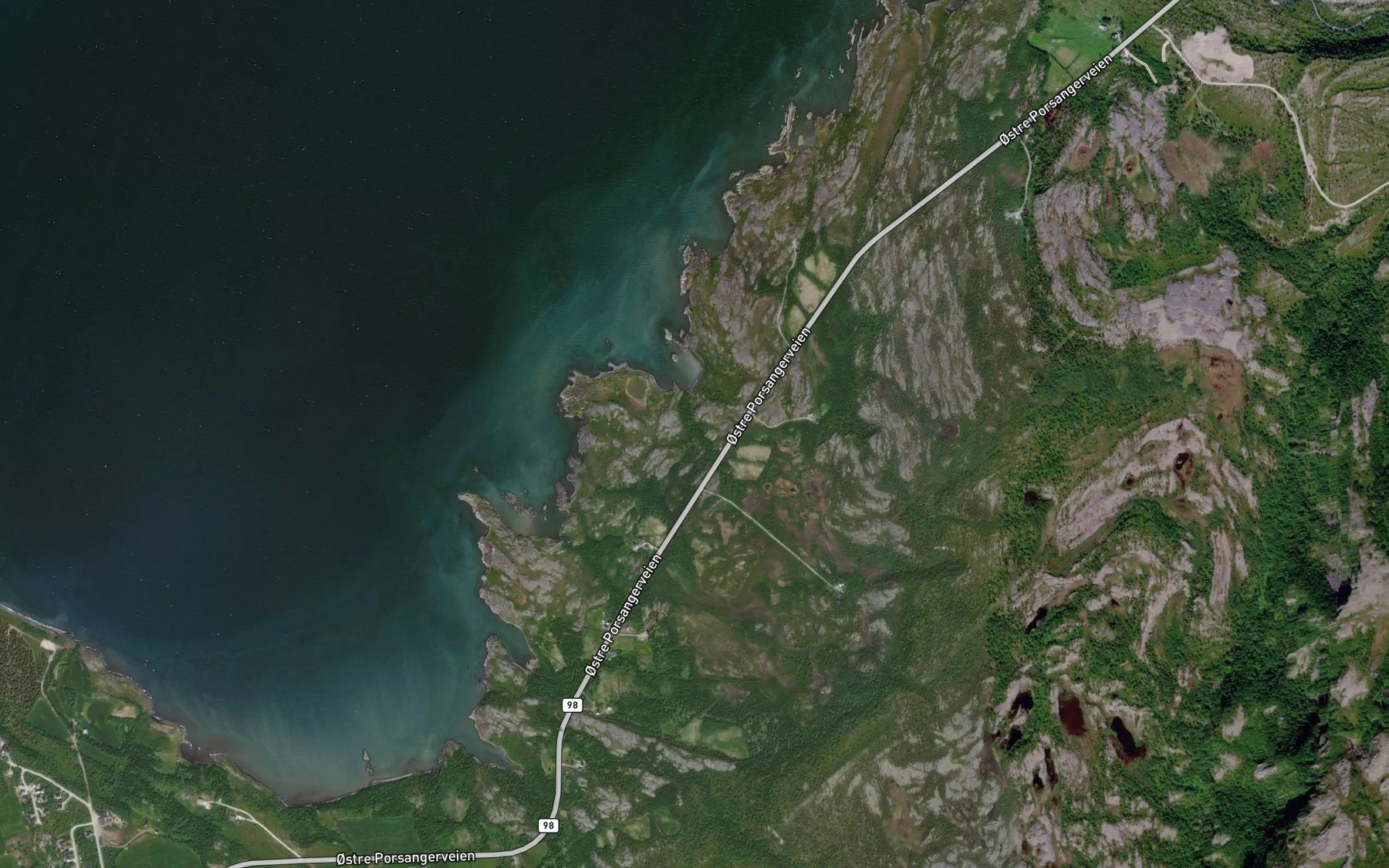 Satellite map of the Sarrakanjaenkaenoja