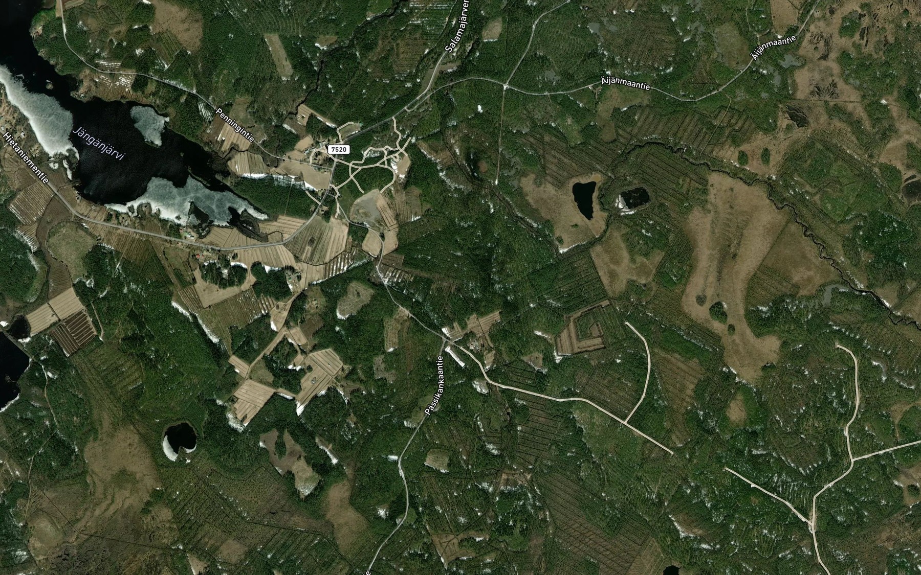 Satellite map of the Kontusenpuro
