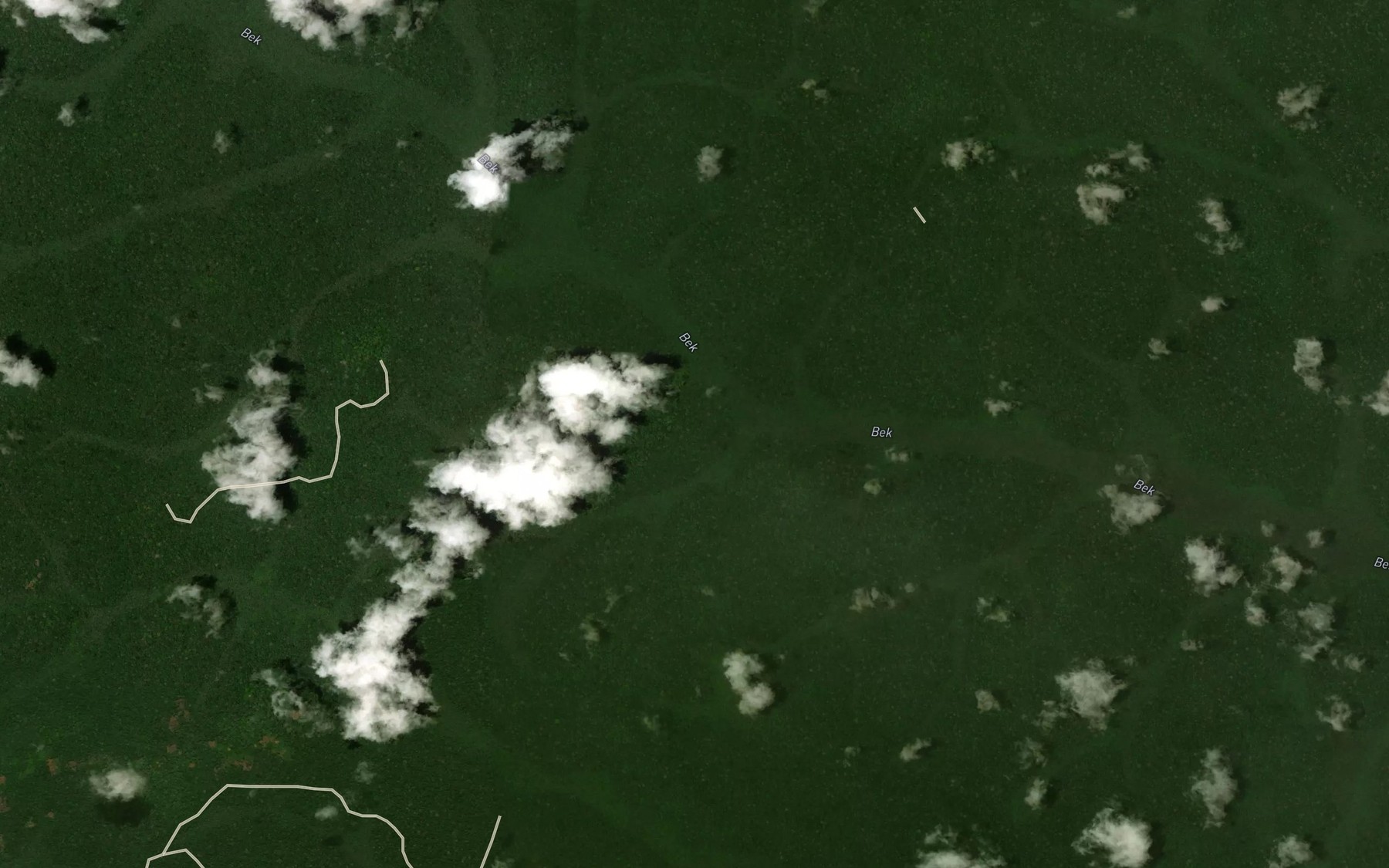 Satellite map of the Pampung