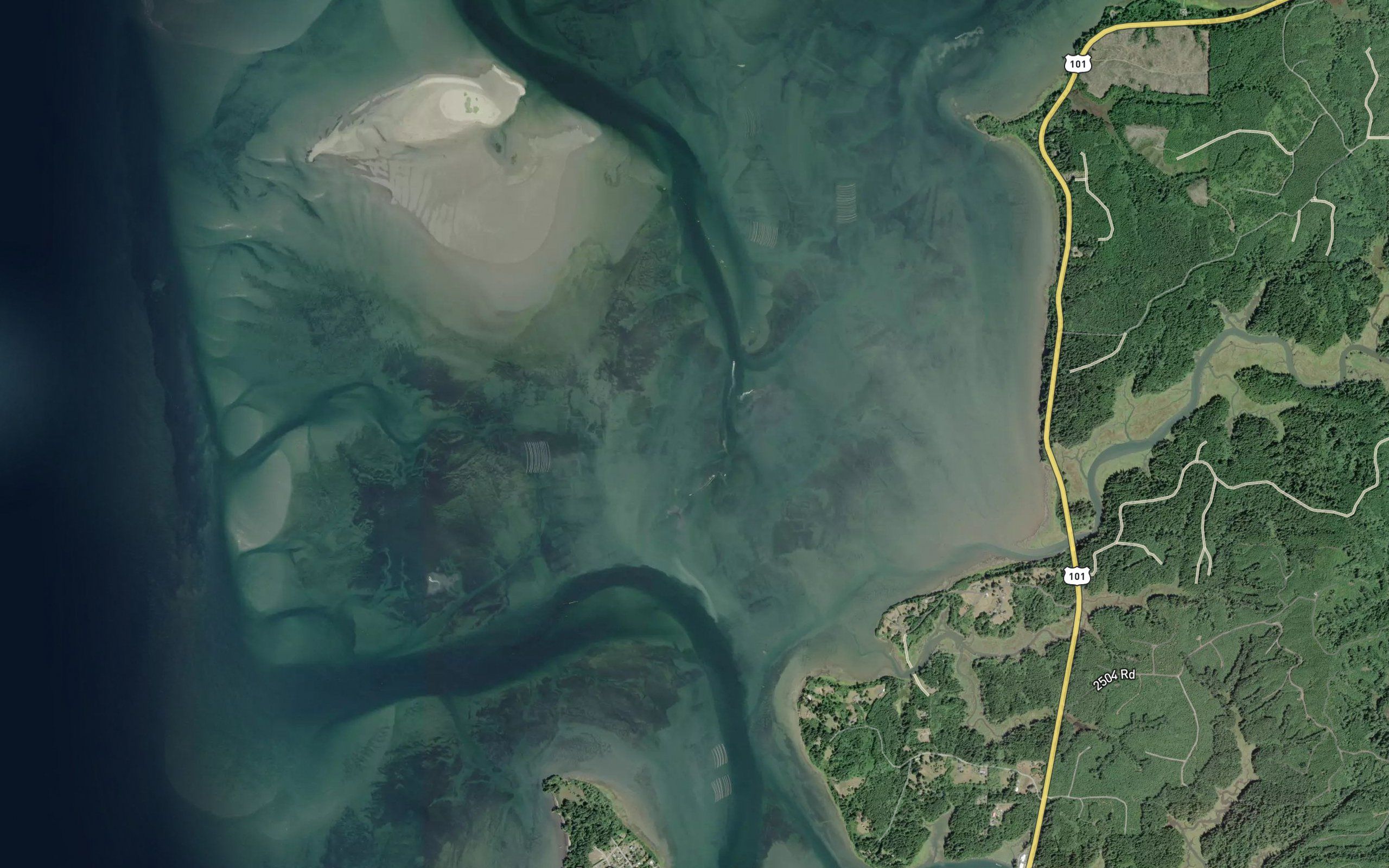 Bay Center Cutoff Channel
