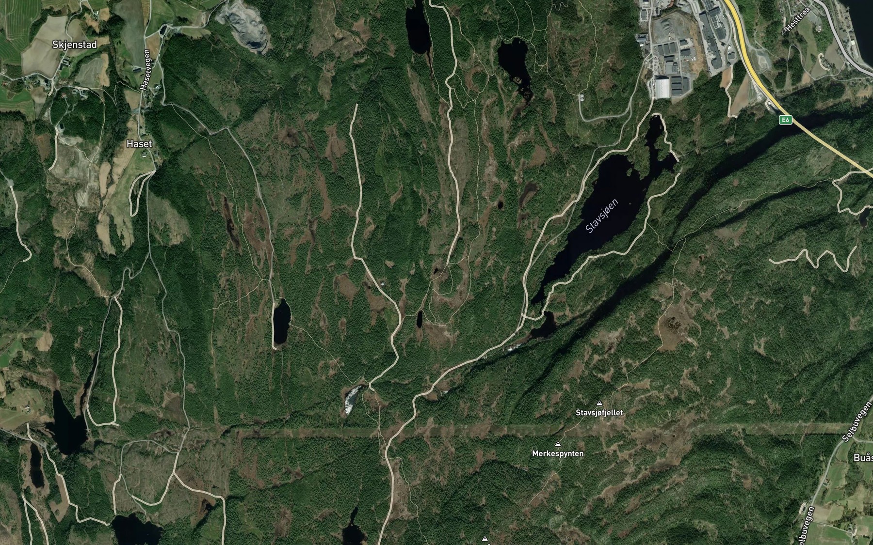 Satellite map of the Persholet