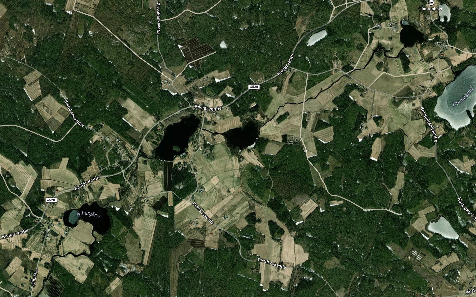 Satellite map of the Salvonpuro