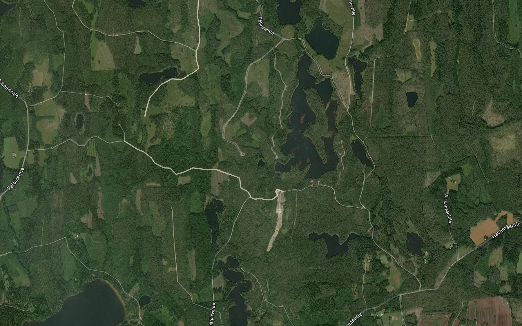 Satellite map of the Tervalampi