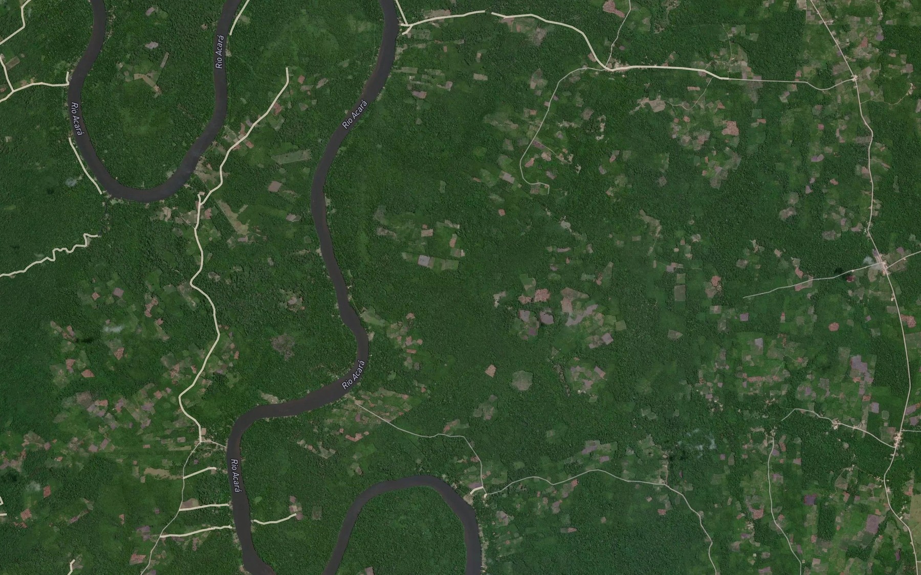 Satellite map of the Igarape Mariquita