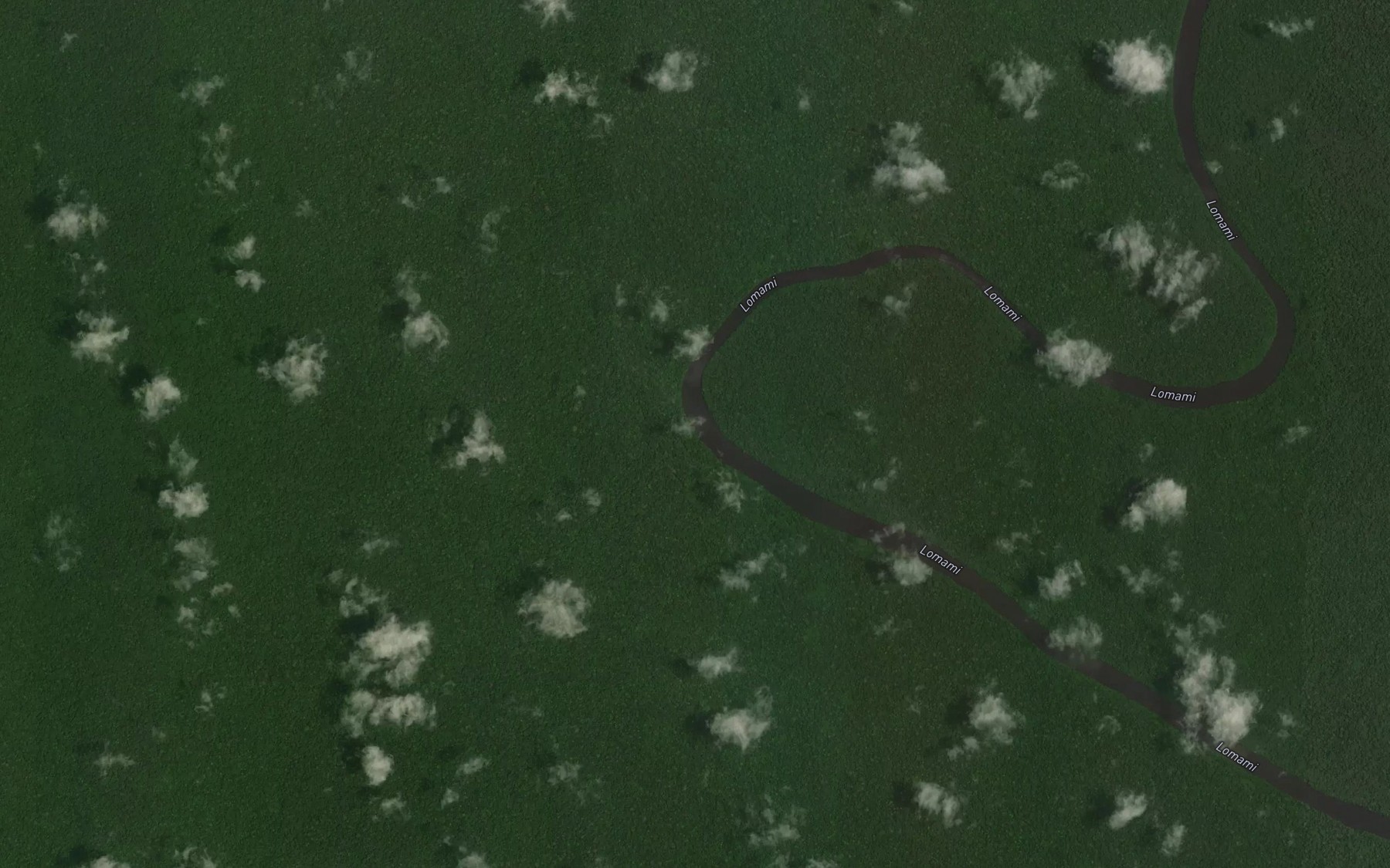 Satellite map of the Lifongo