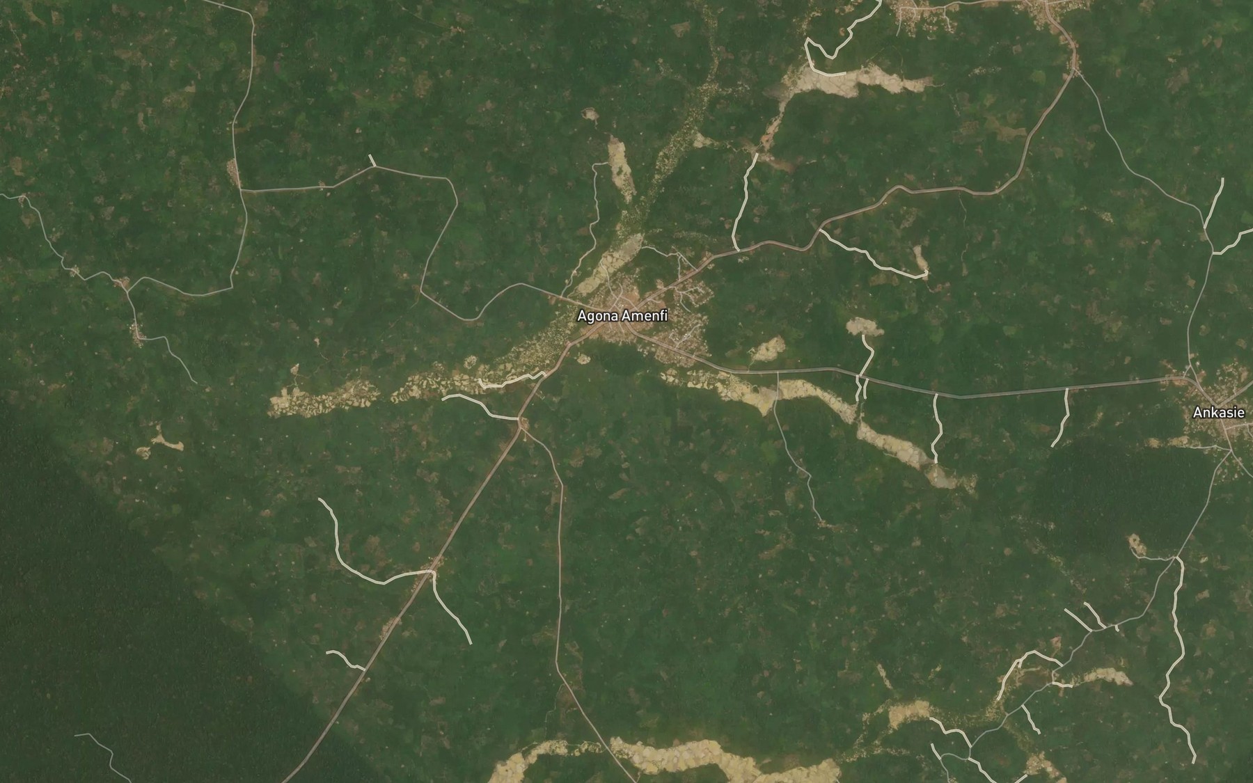 Satellite map of the Tanhuni