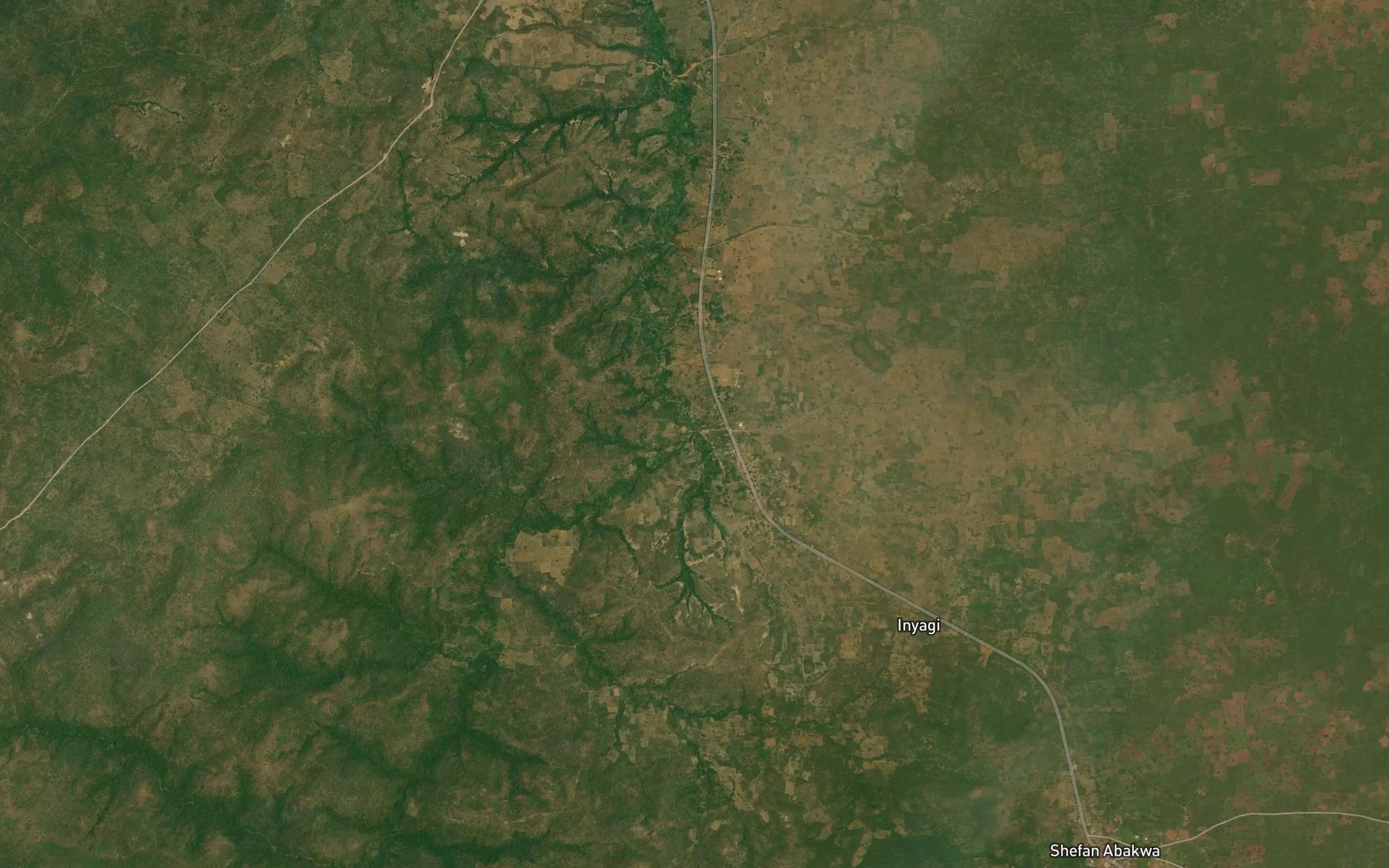 Satellite map of the WapaRiver