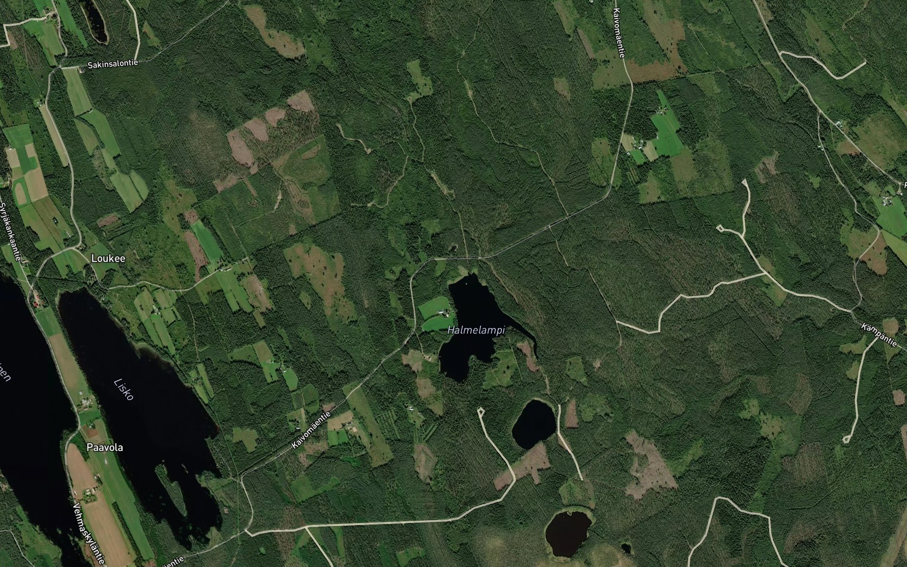 Satellite map of the Koivupuru