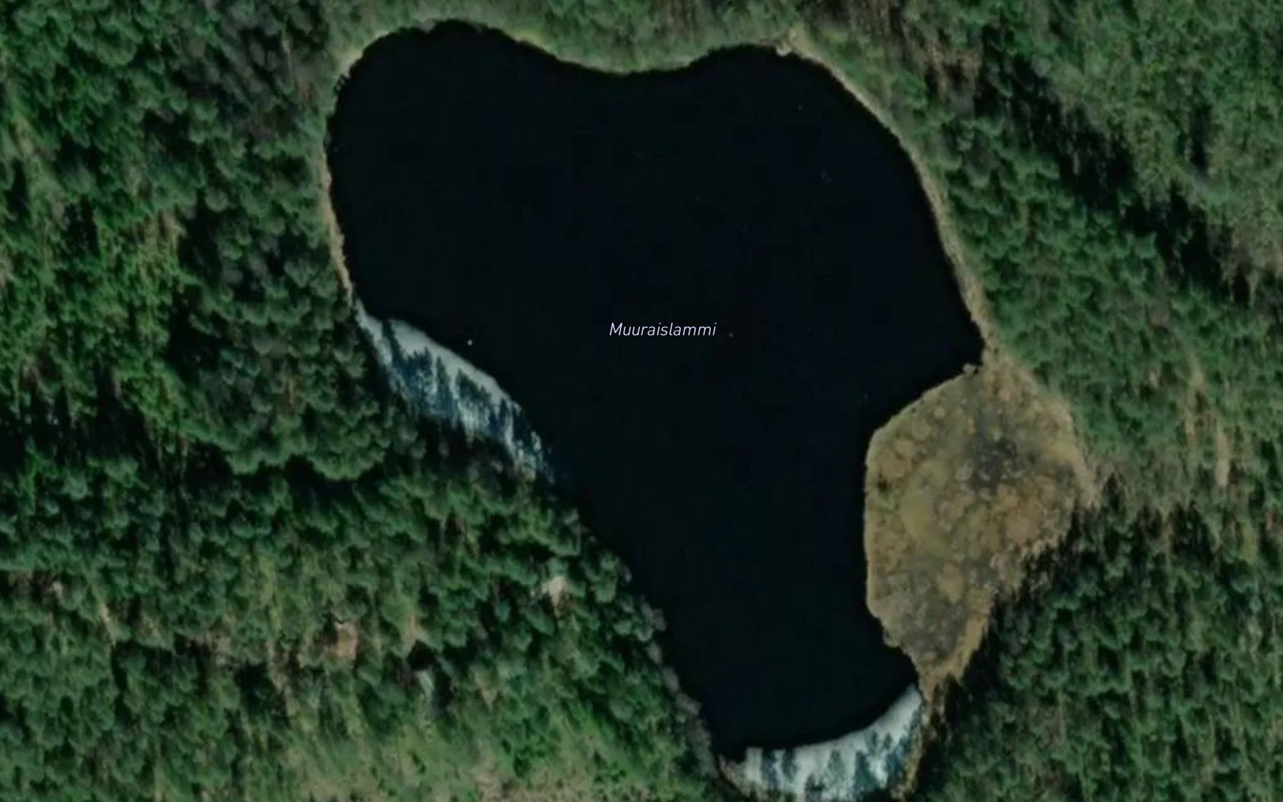 Satellite map of the Muuraislammi