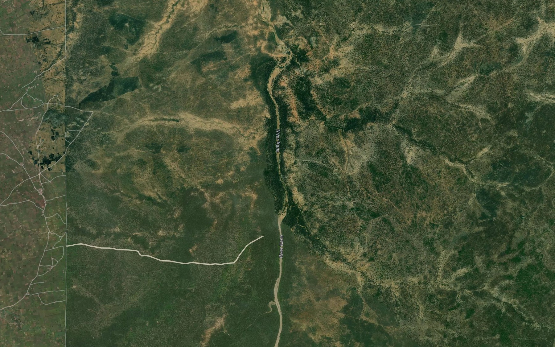 Satellite map of the Marago