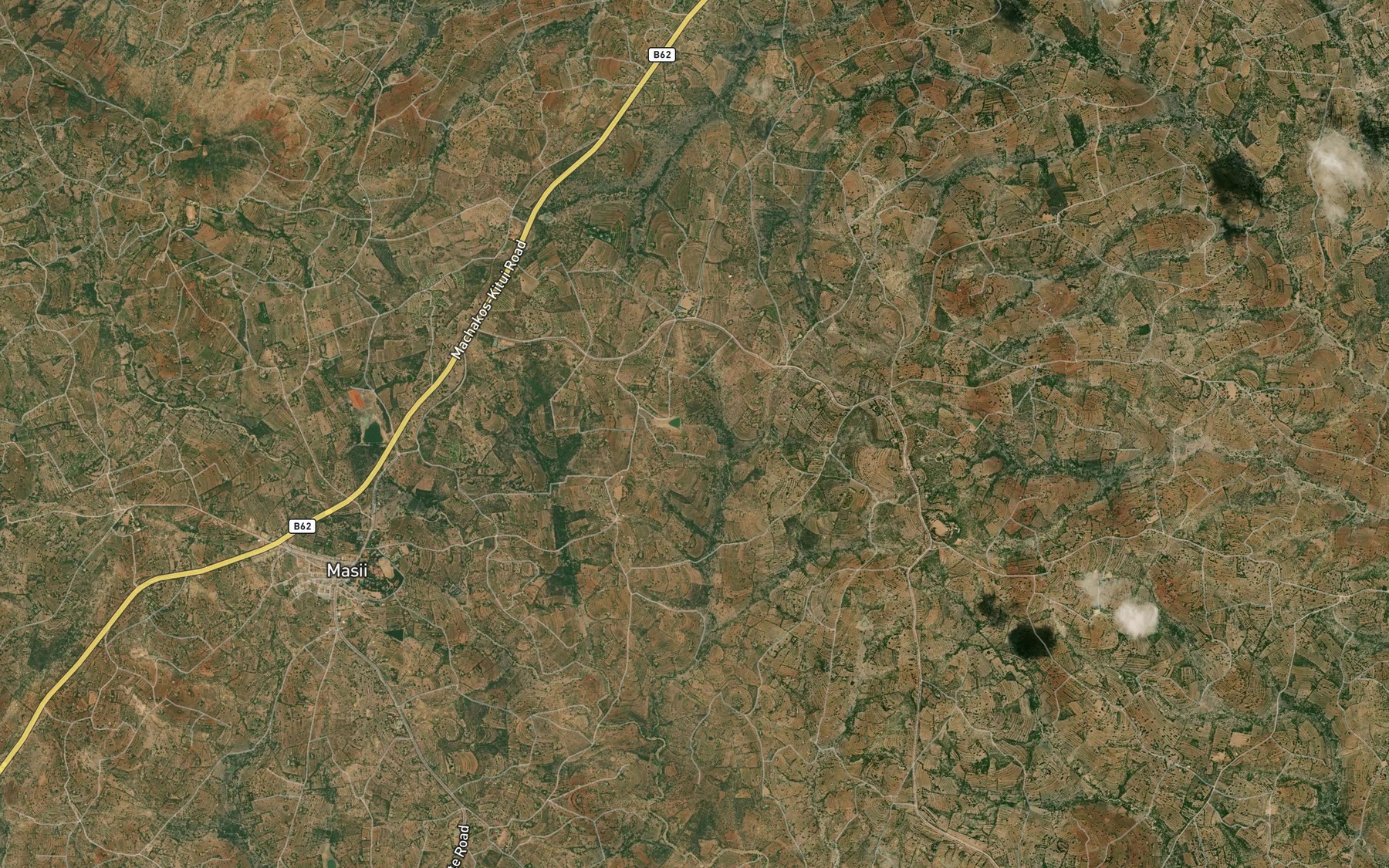 Satellite map of the Mbaani Dam