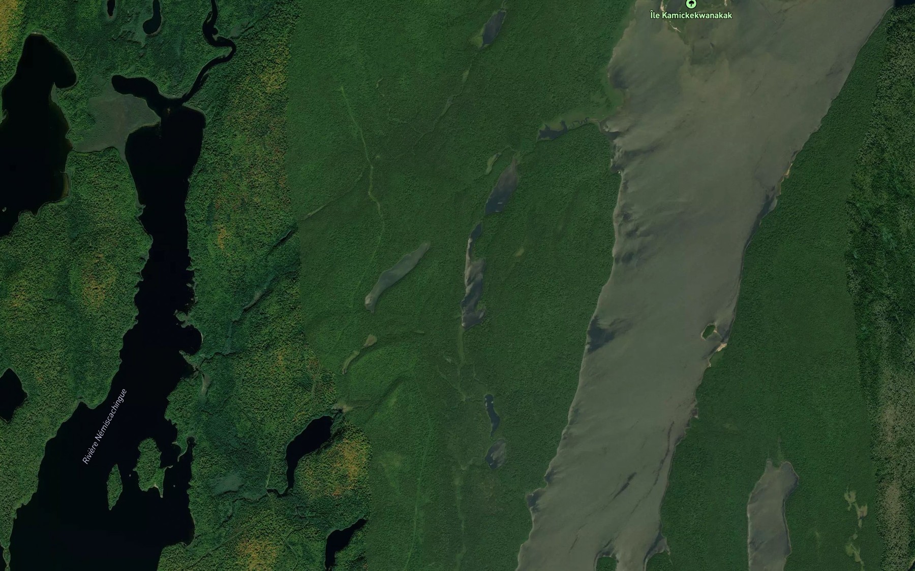 Satellite map of the Lac Kaotasinimiskowok