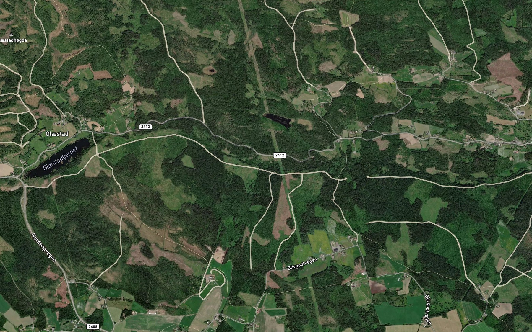 Satellite map of the Sleperudelva