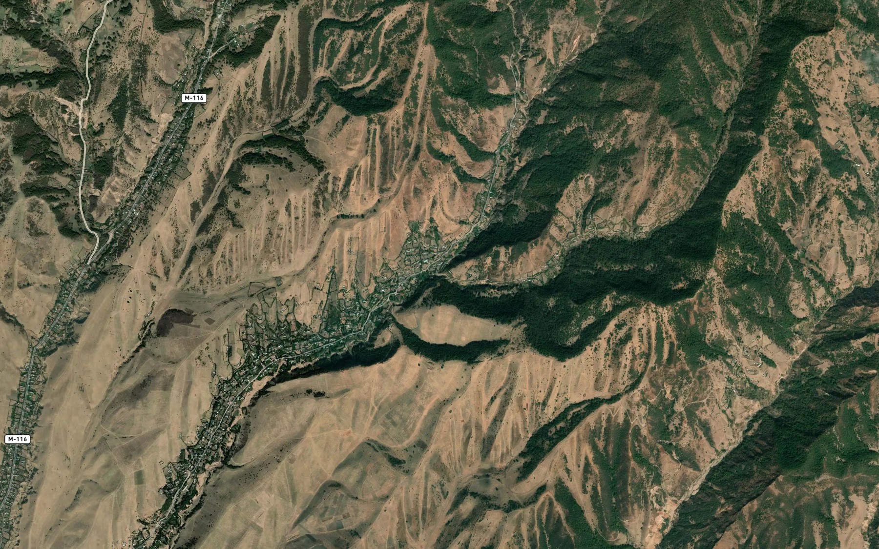 Satellite map of the Dzhilany-Temir