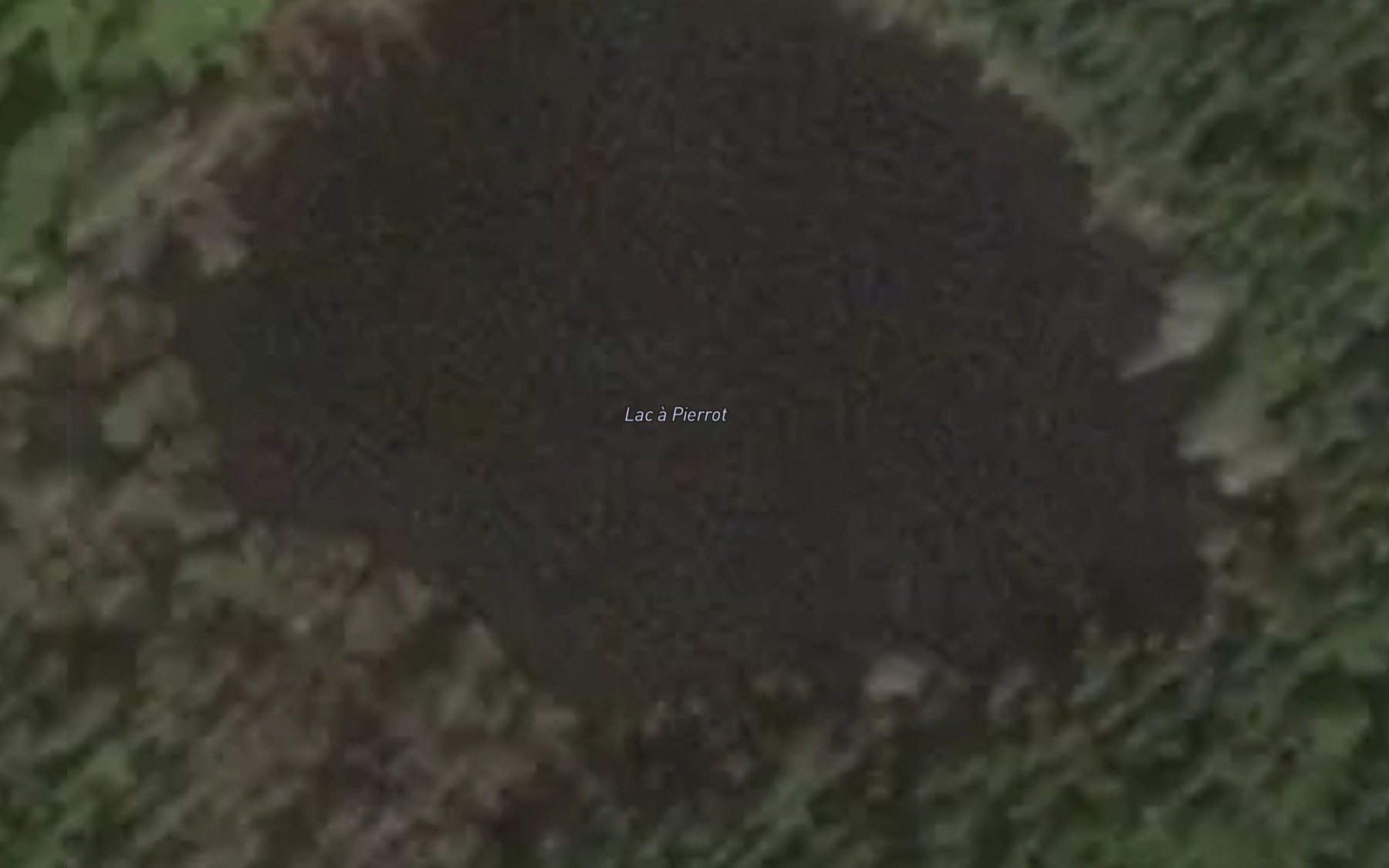 Satellite map of the Lac a Pierrot