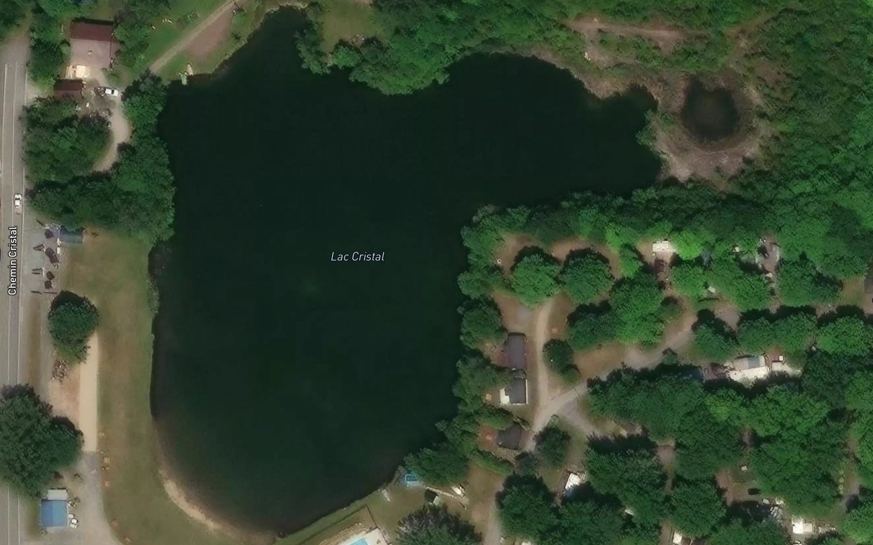 Satellite map of the Lac Cristal
