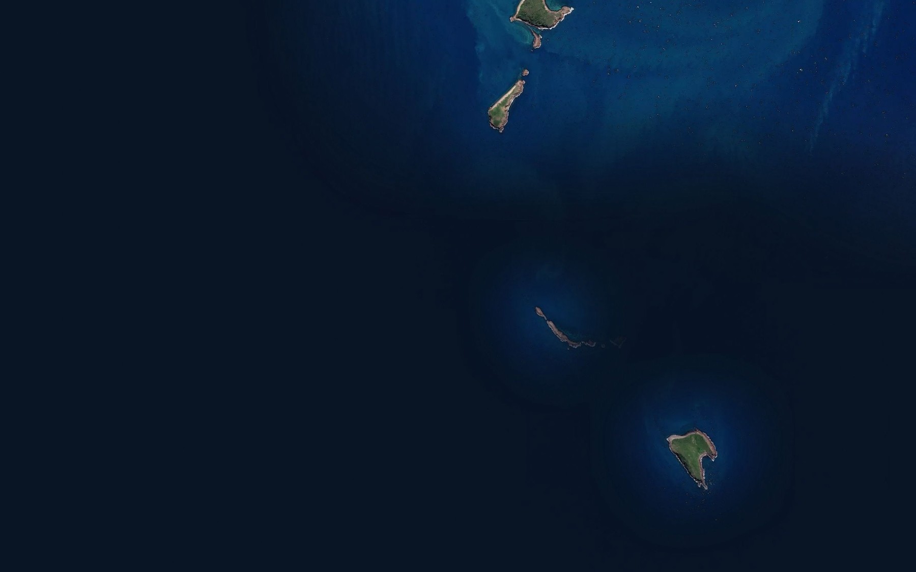Satellite map of the Specie Shoal