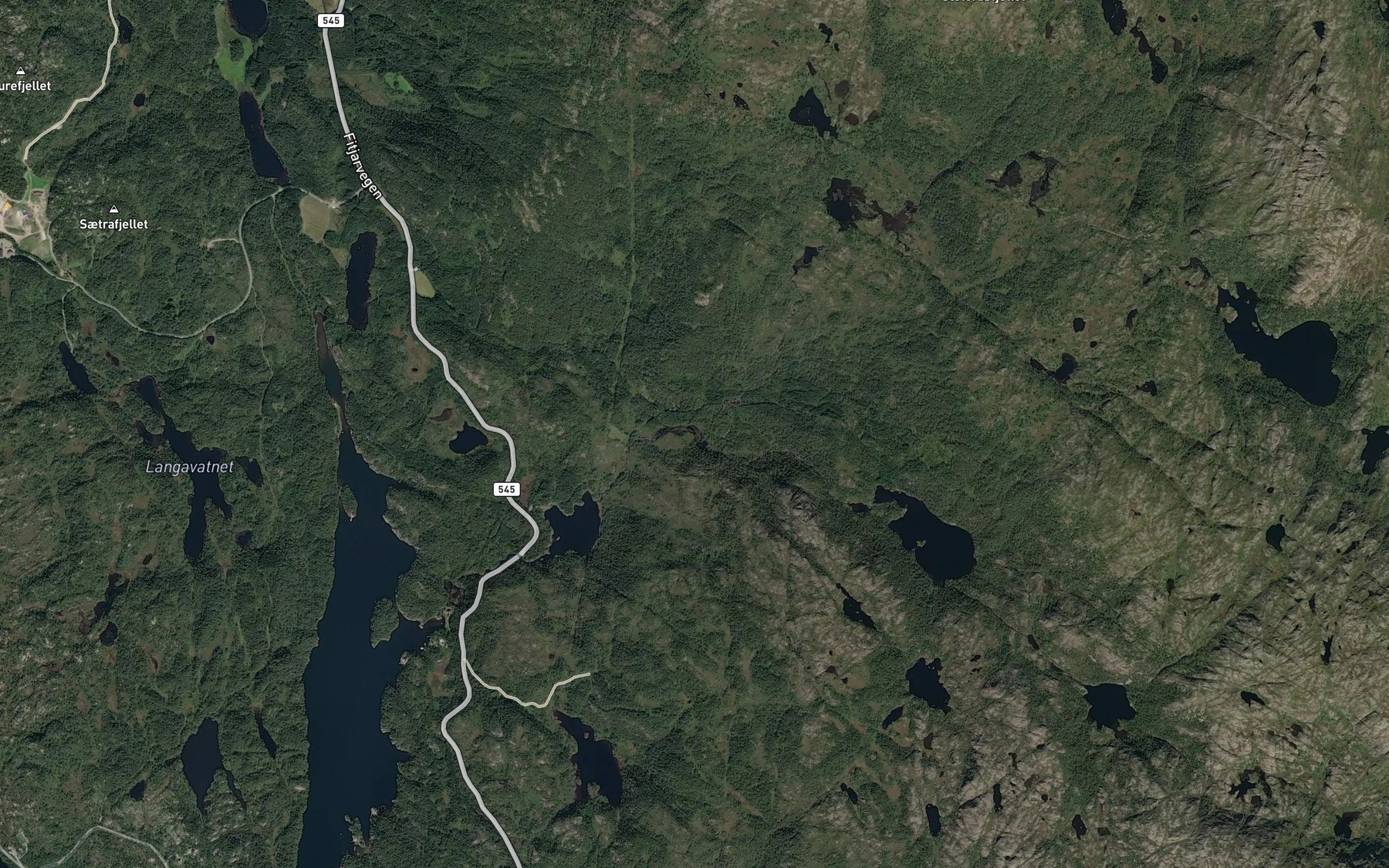 Satellite map of the Flono