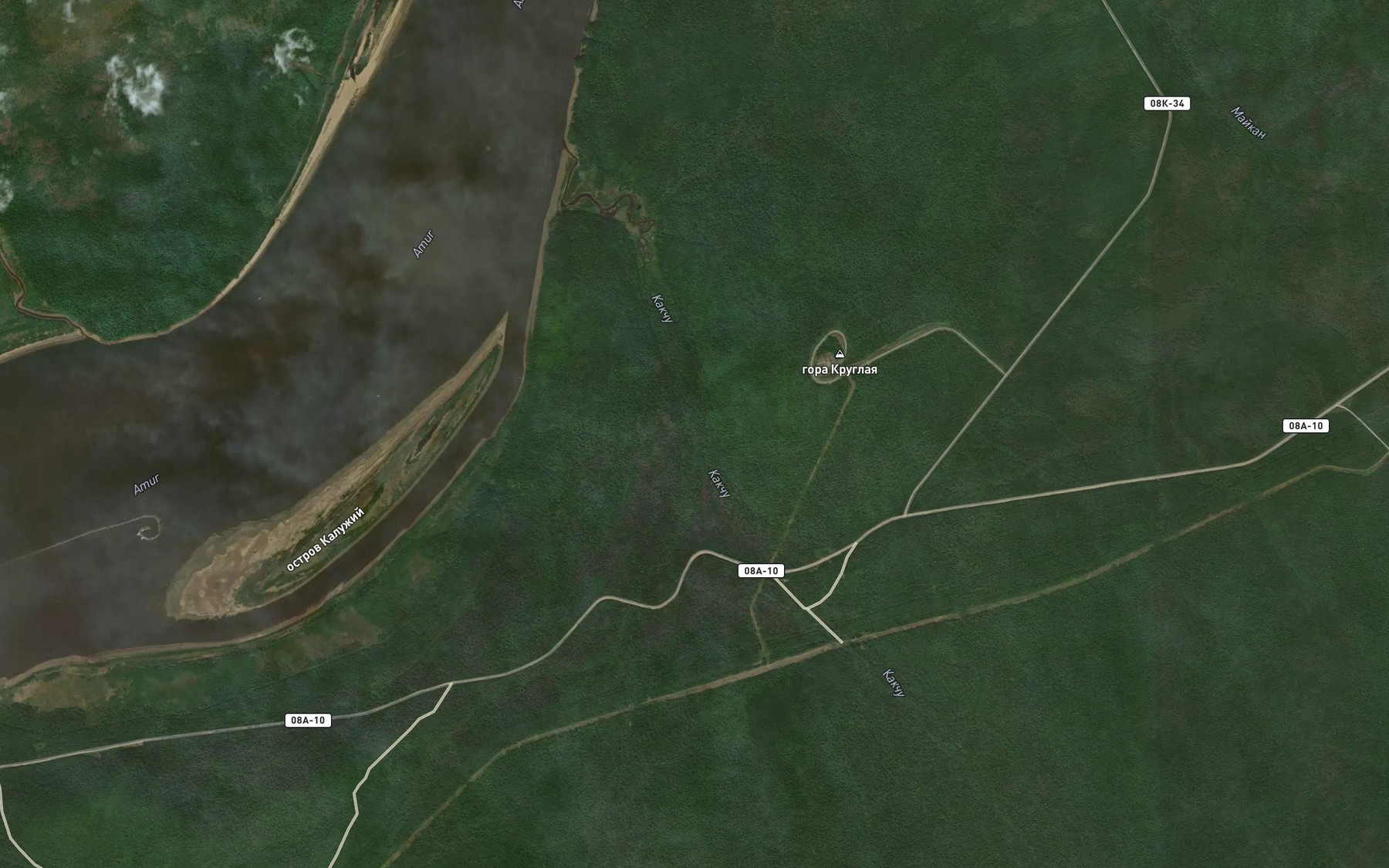 Satellite map of the Semenovskiy