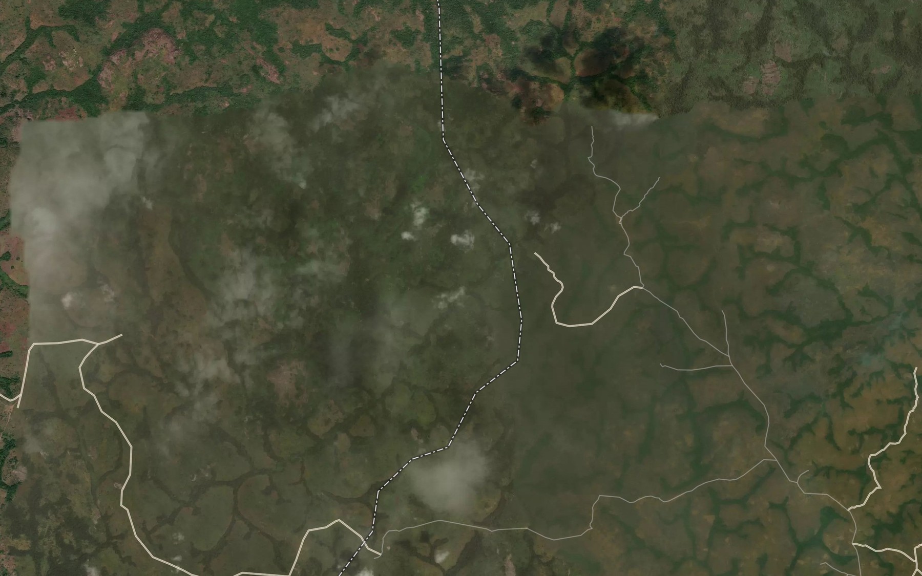 Satellite map of the Ahie Sud