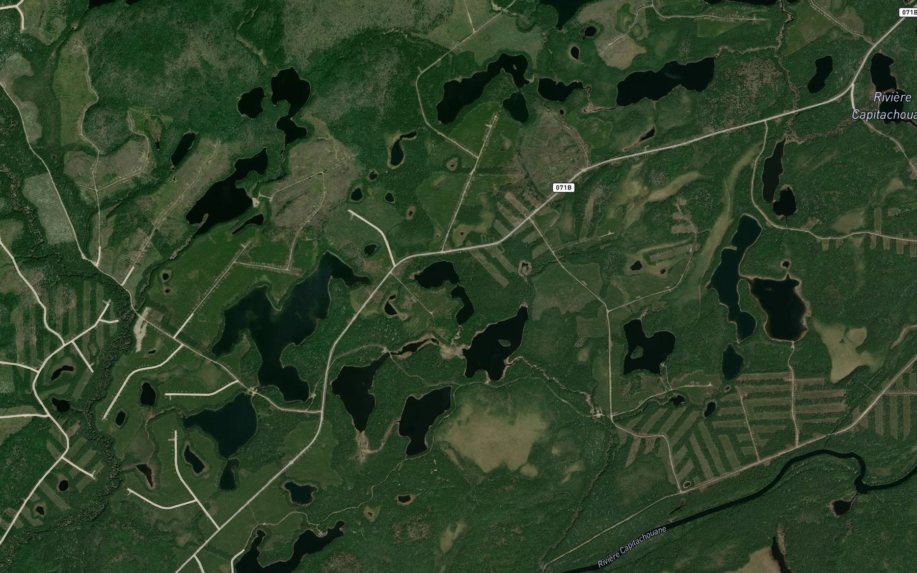 Satellite map of the Lac Gulia