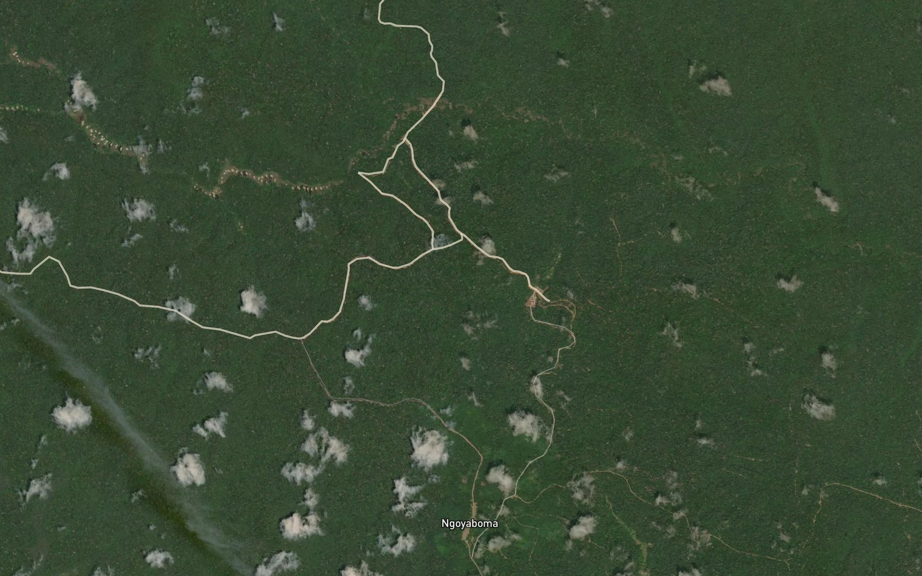 Satellite map of the Ndaboutadi