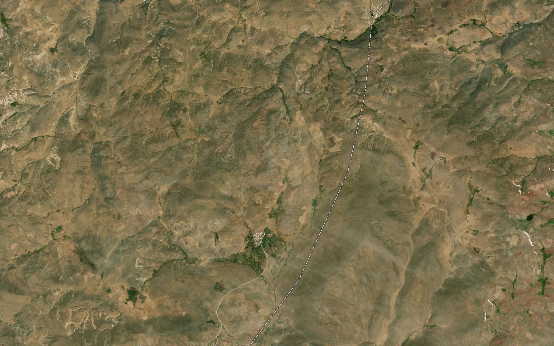 Satellite map of the Cheshmeh-ye Qarah Bulakh
