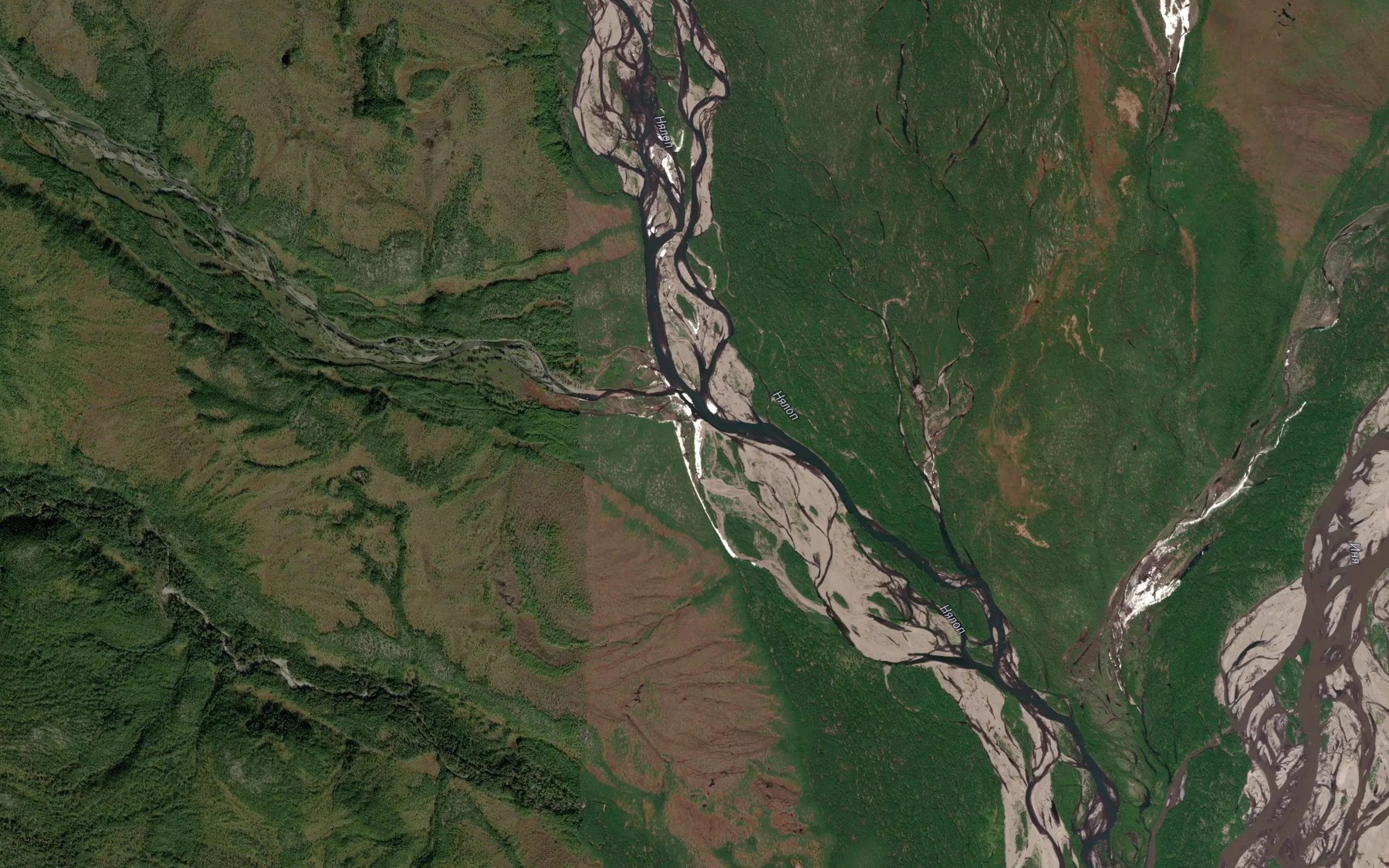 Satellite map of the Ikalkan