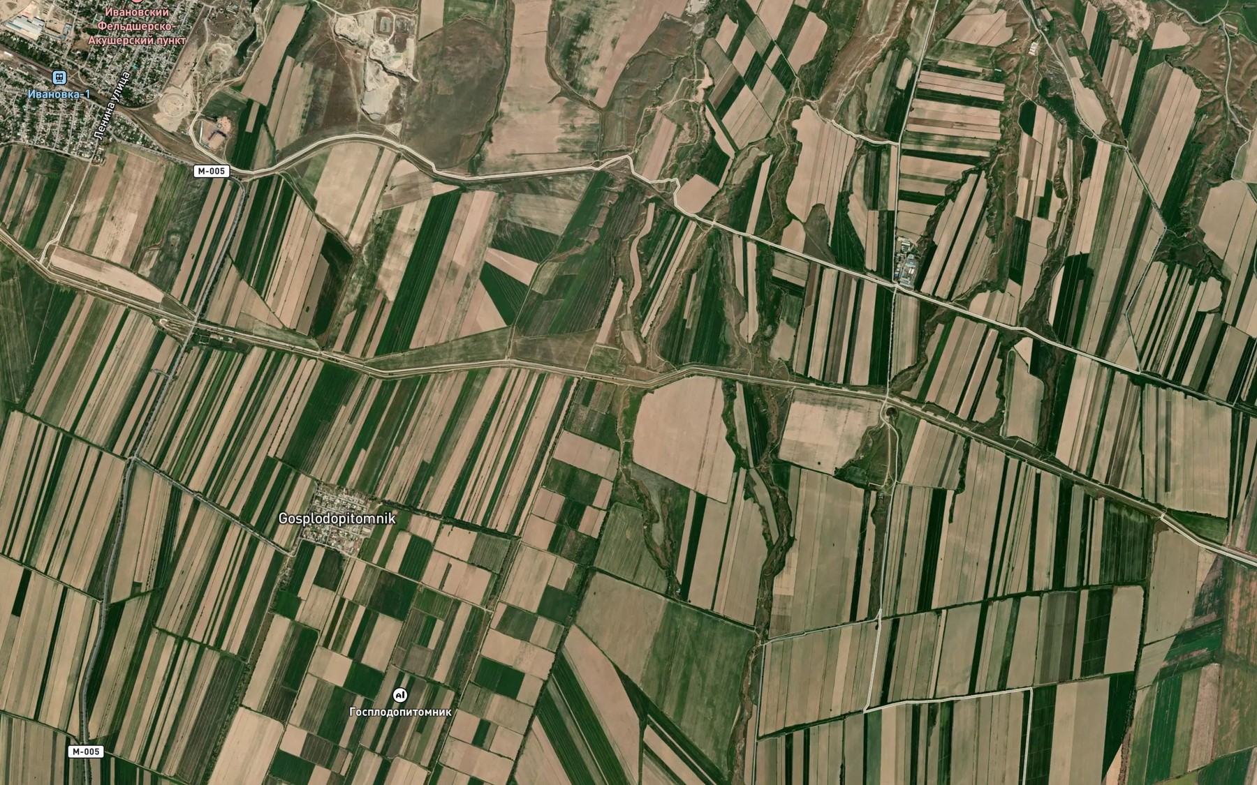 Satellite map of the Aryk Utegen