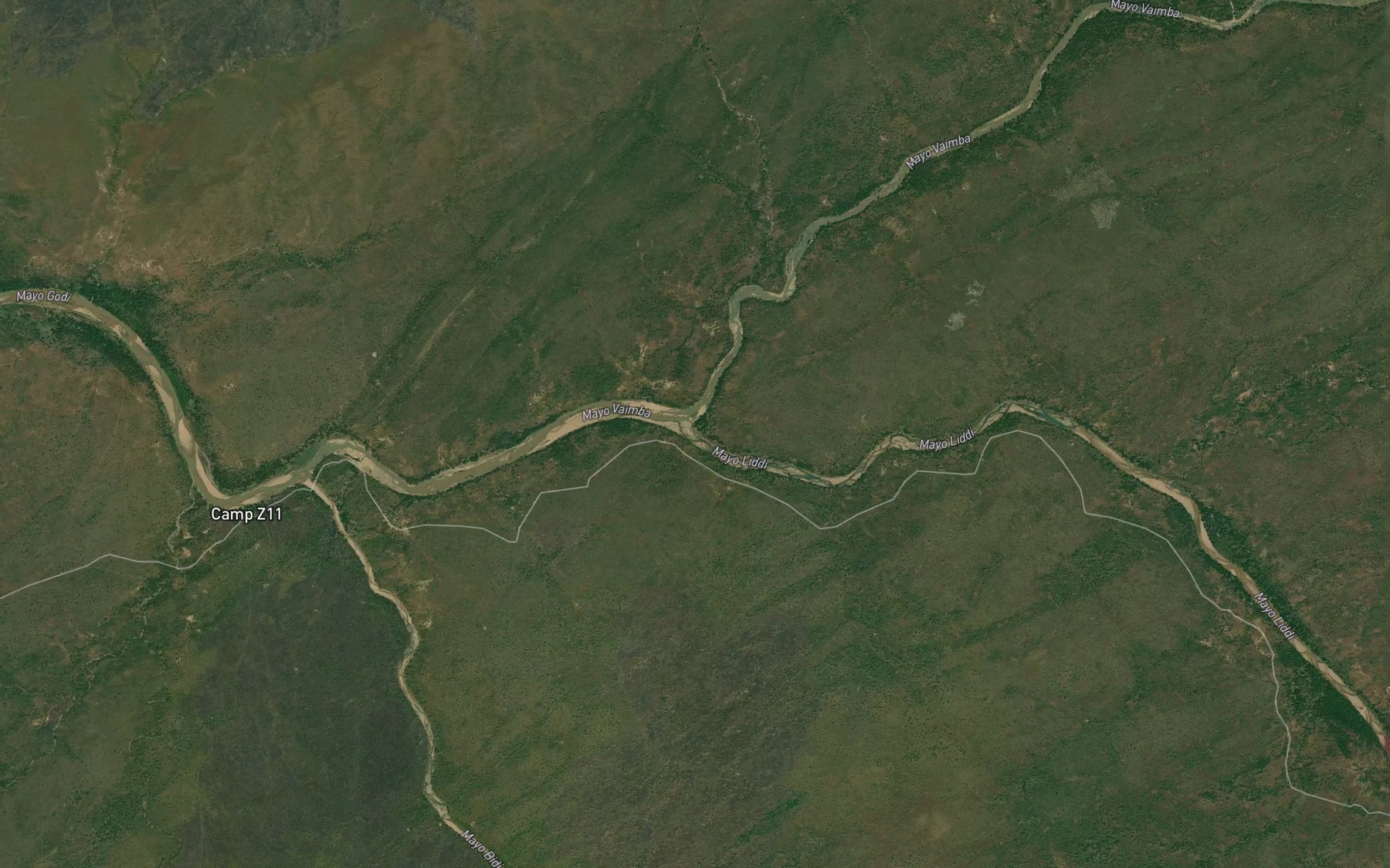 Satellite map of the Mayo Lidi