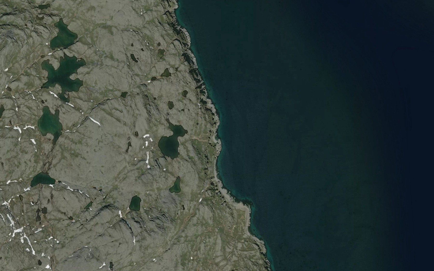 Satellite map of the Store Studentervika