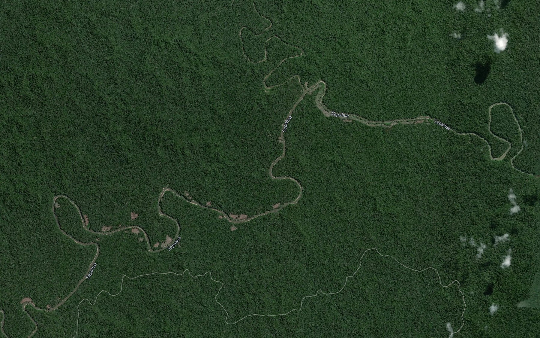 Satellite map of the Quebrada Renaco